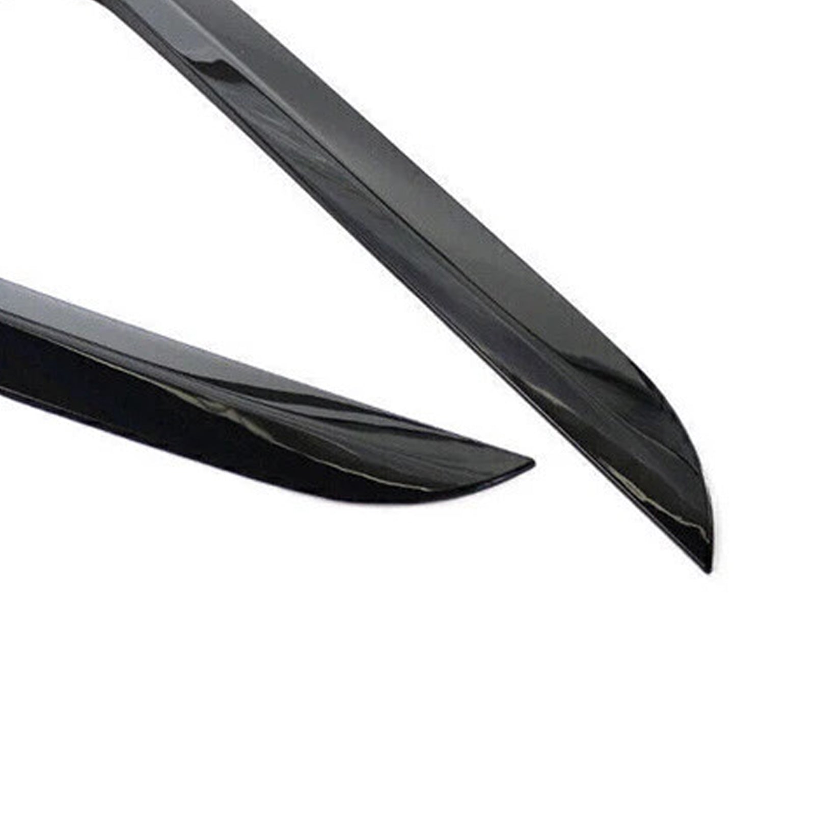 2012-2018 Audi A6 C7 Allroad Avant Gloss Black Pair Rear Window Side Wing Spoiler