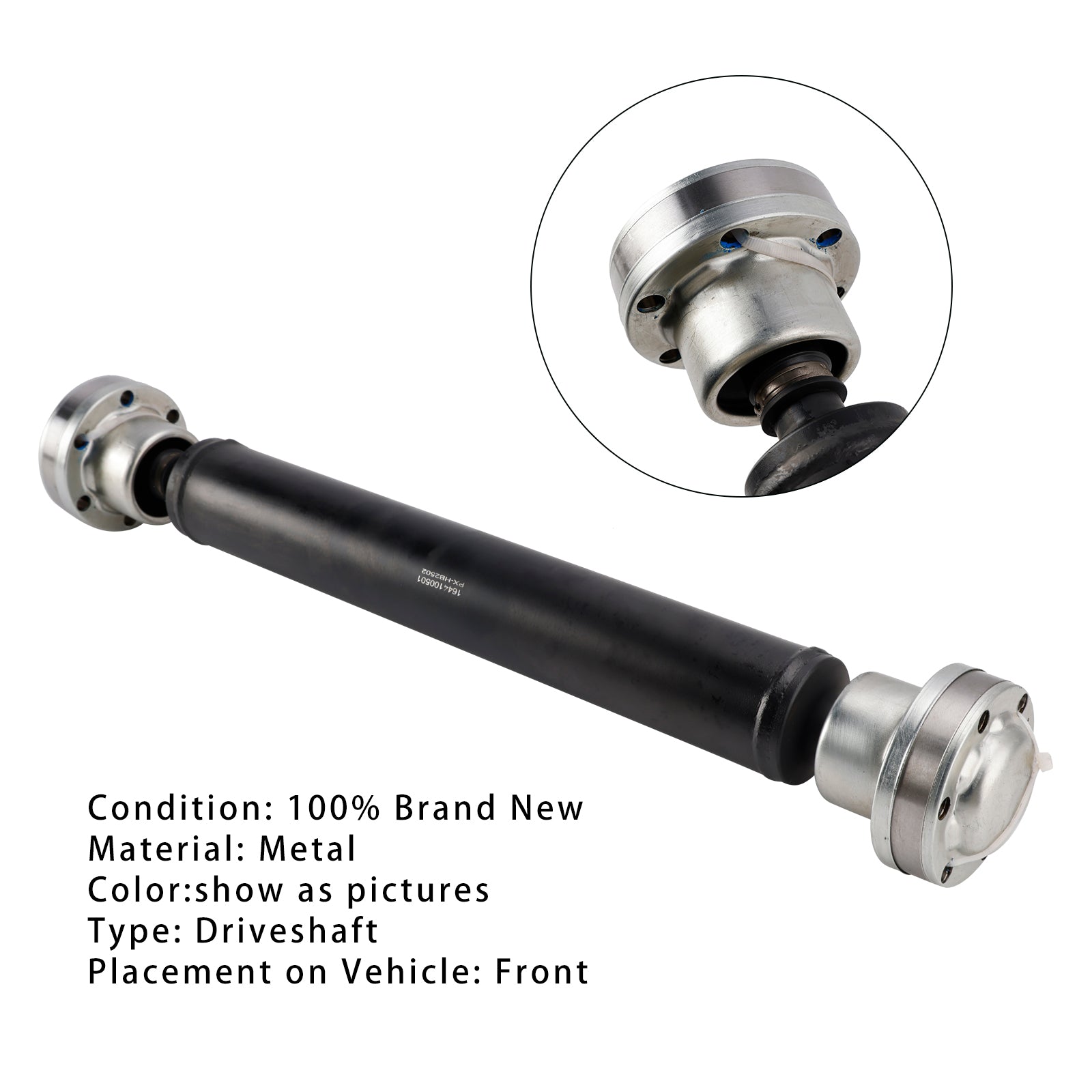 2005-2011 Mercedes-Benz M-Class W164 ML350 ML500 Front Drive Shaft Prop Shaft 1644100501 1644100701 1664102301