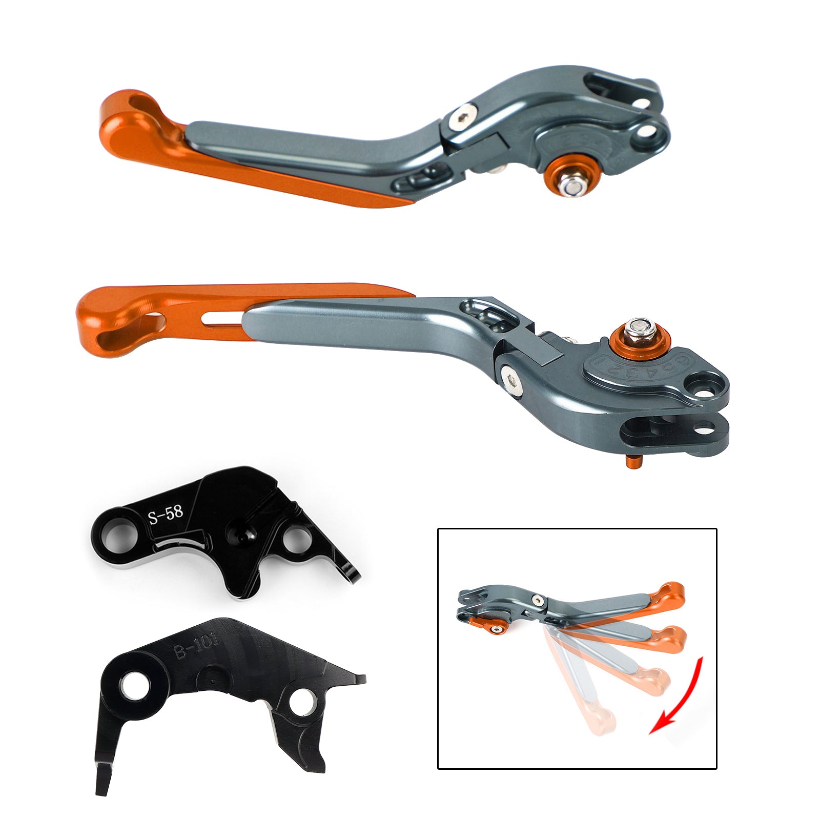 Adjustable Clutch Brake Lever fit for YAMAHA YZF R7 MT-10/SP FZ-10/SP 2022-23