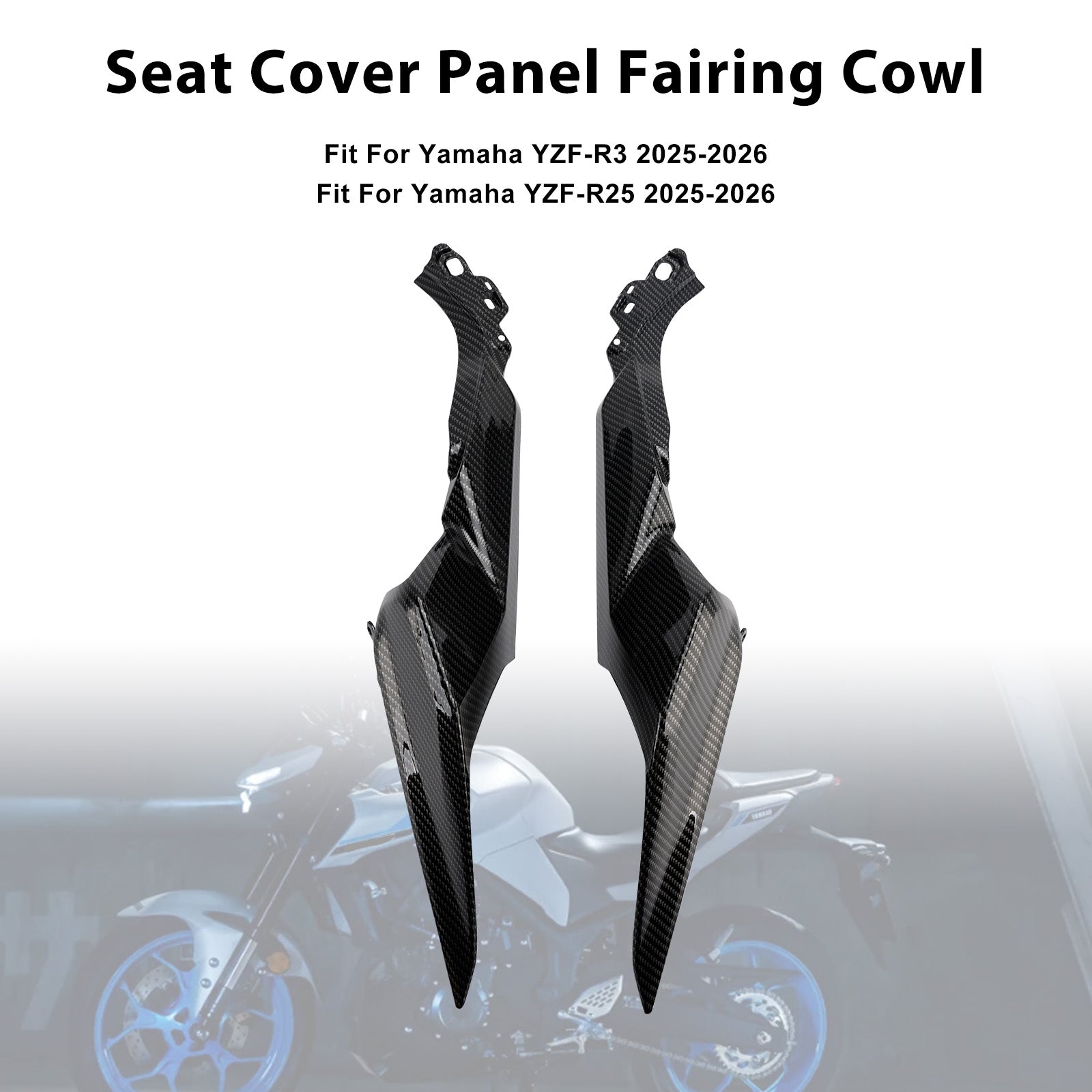 2025-2026 Yamaha YZF-R3 R25 MT-03 Rear Tail Seat Side Cover Fairing