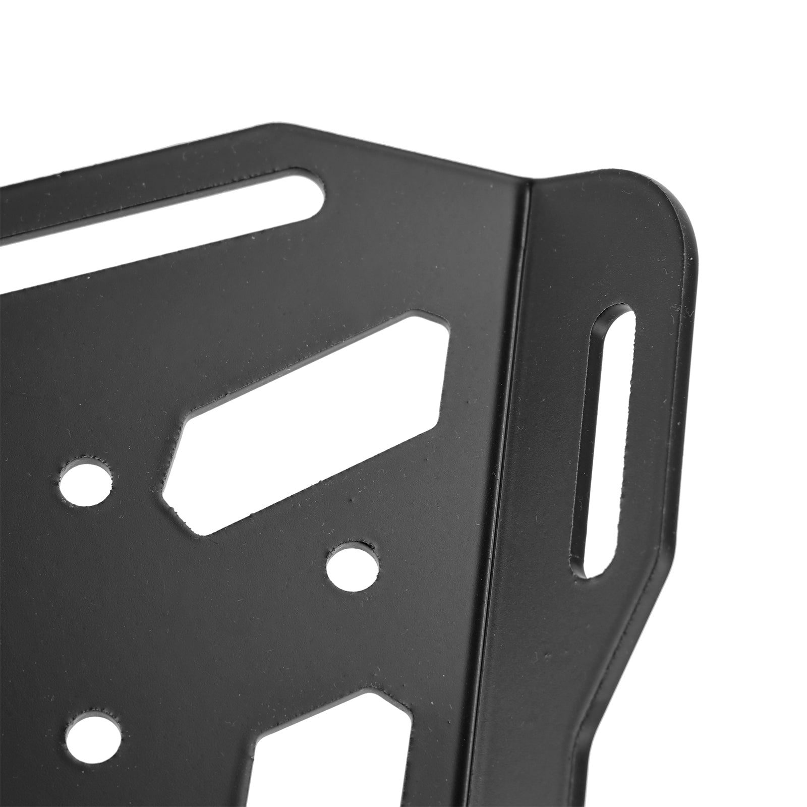 BLACK ALUMINUM TOP RACK CARRIER LUGGAGE PLATE FOR TIGER 850 SPORT 2021-2024