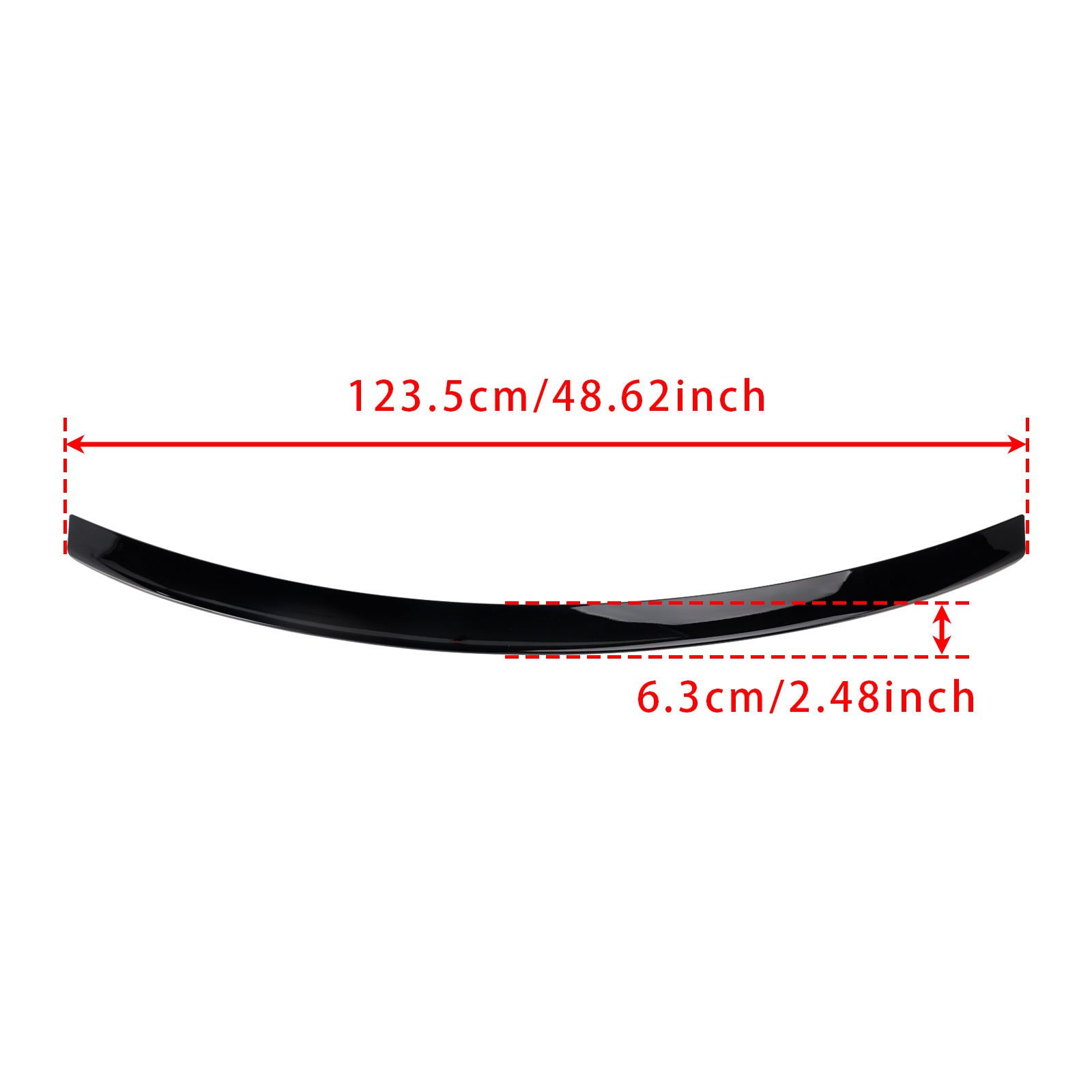 Gloss Black Rear Boot Spoiler For Mercedes-Benz CLS-Class W218 C218 2010-2018