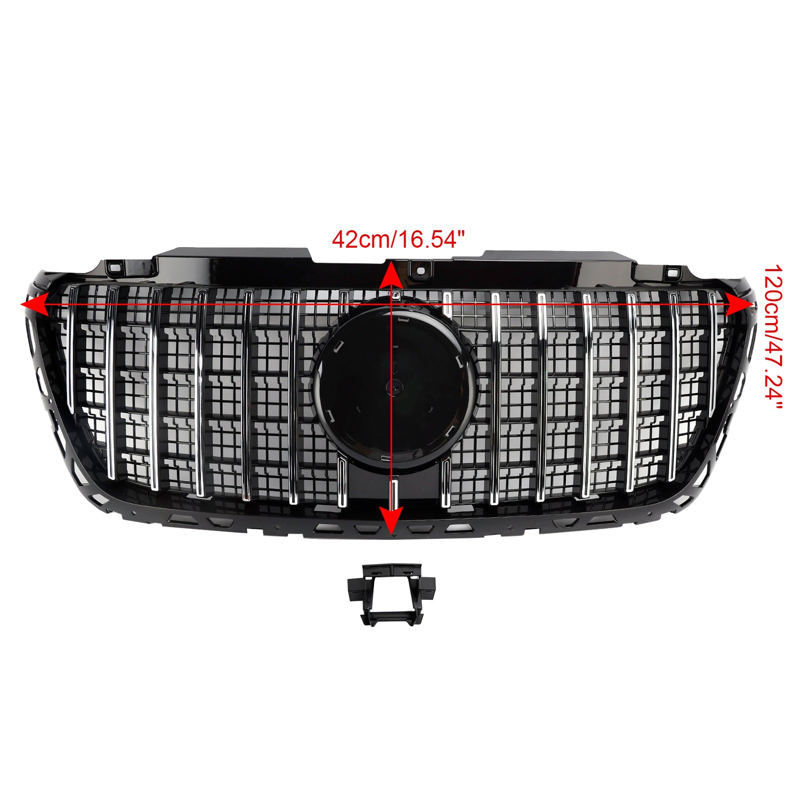 Front Bumper Grille Grill fit Mercedes Sprinter W907 W910 2018-2023 GT Style