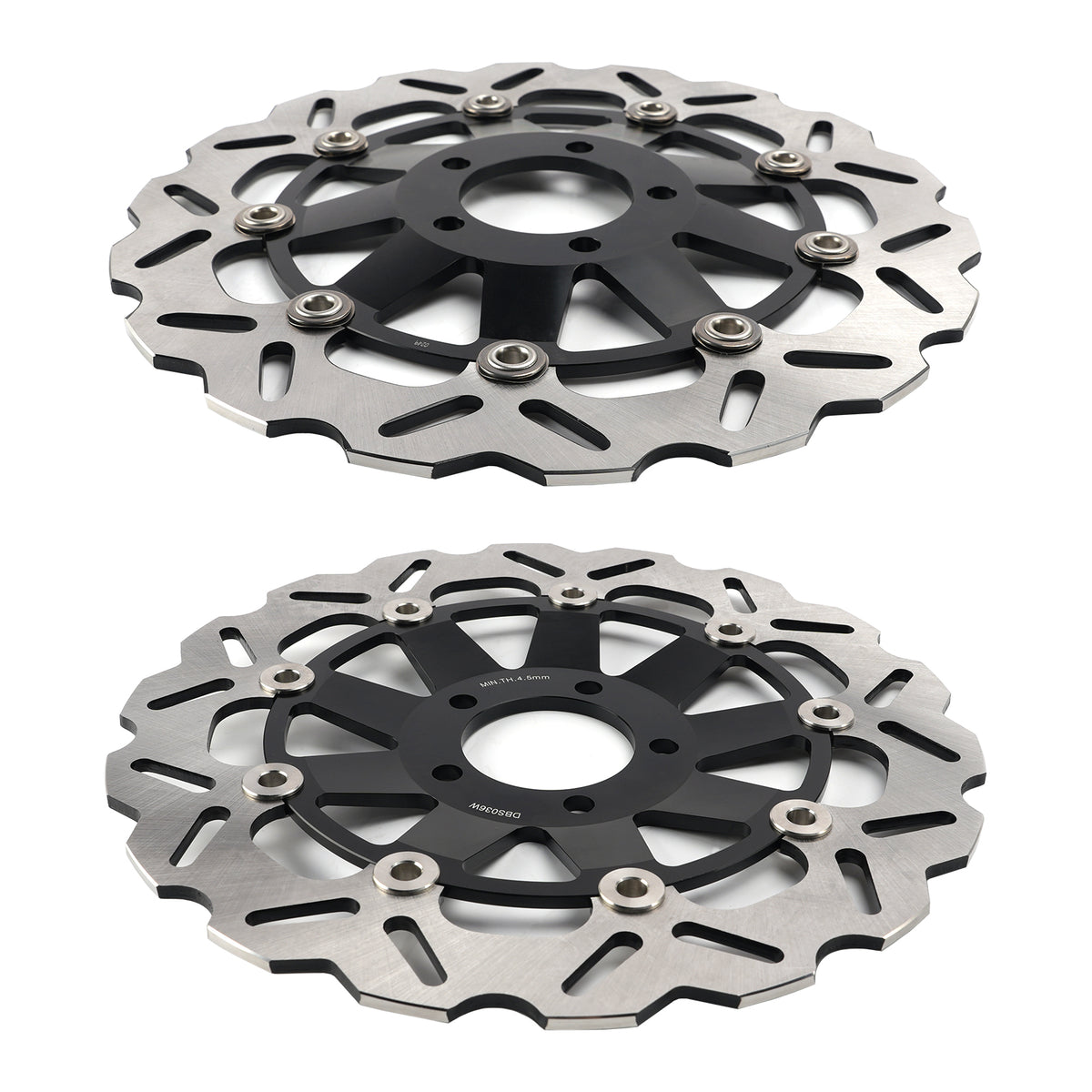 1991-1999 Kawasaki ZR 750 Zephyr Pair of Front Wave Brake Discs