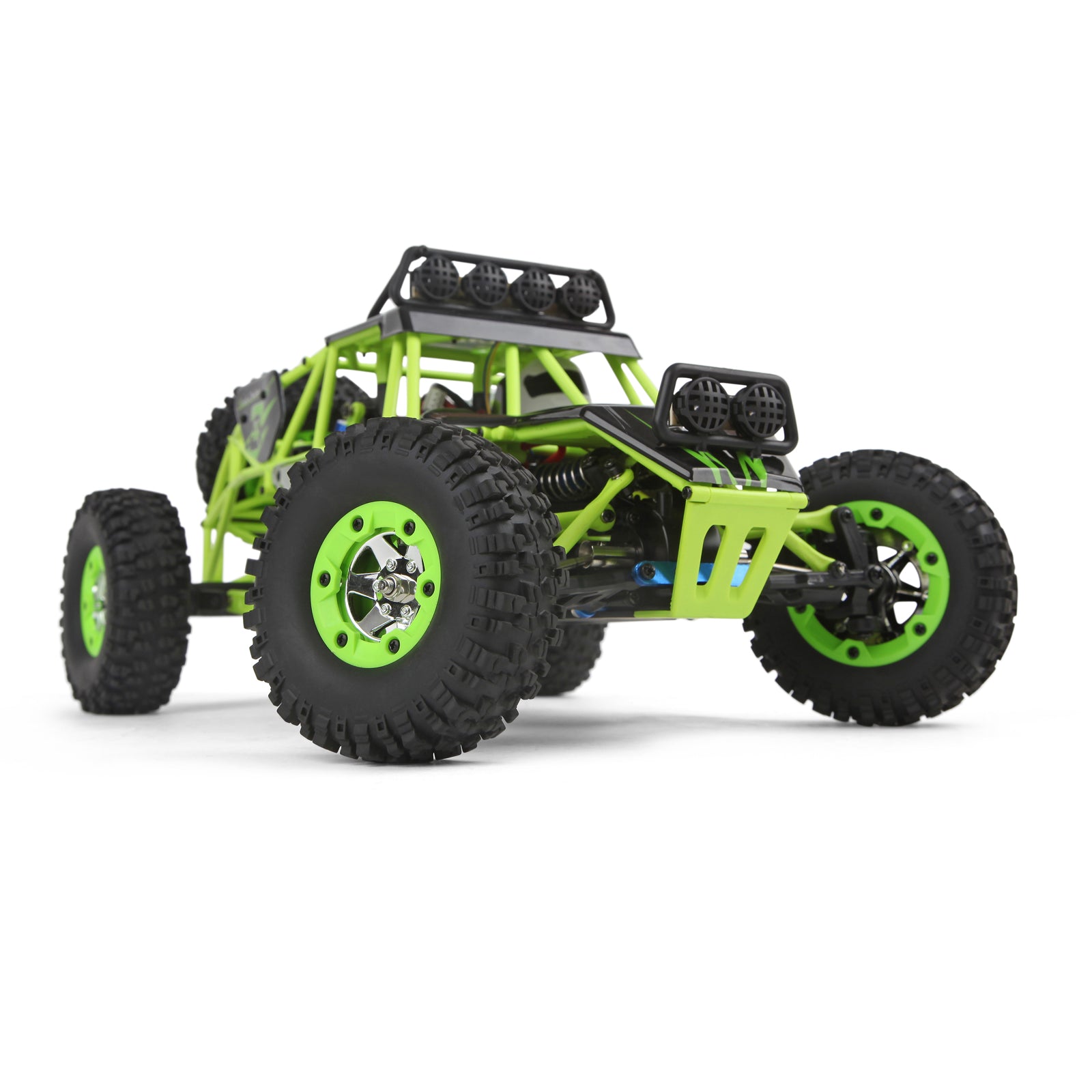 RC Car Electric Brushed Crawler RTR Auto Gift Wltoys 12427 1/12 Scale 2.4G 4WD Green