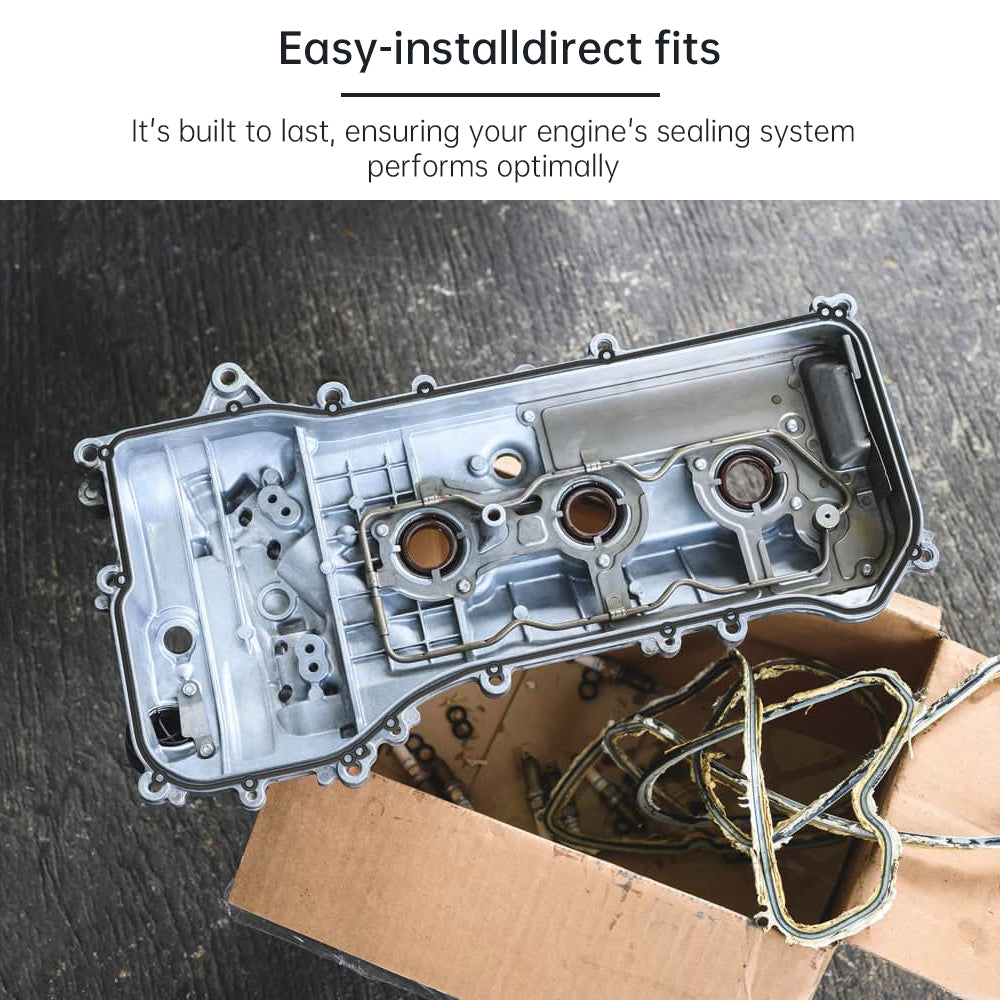 Set of 2 Valve Cover Gaskets 22777560 Fit for Volvo D13 Truck