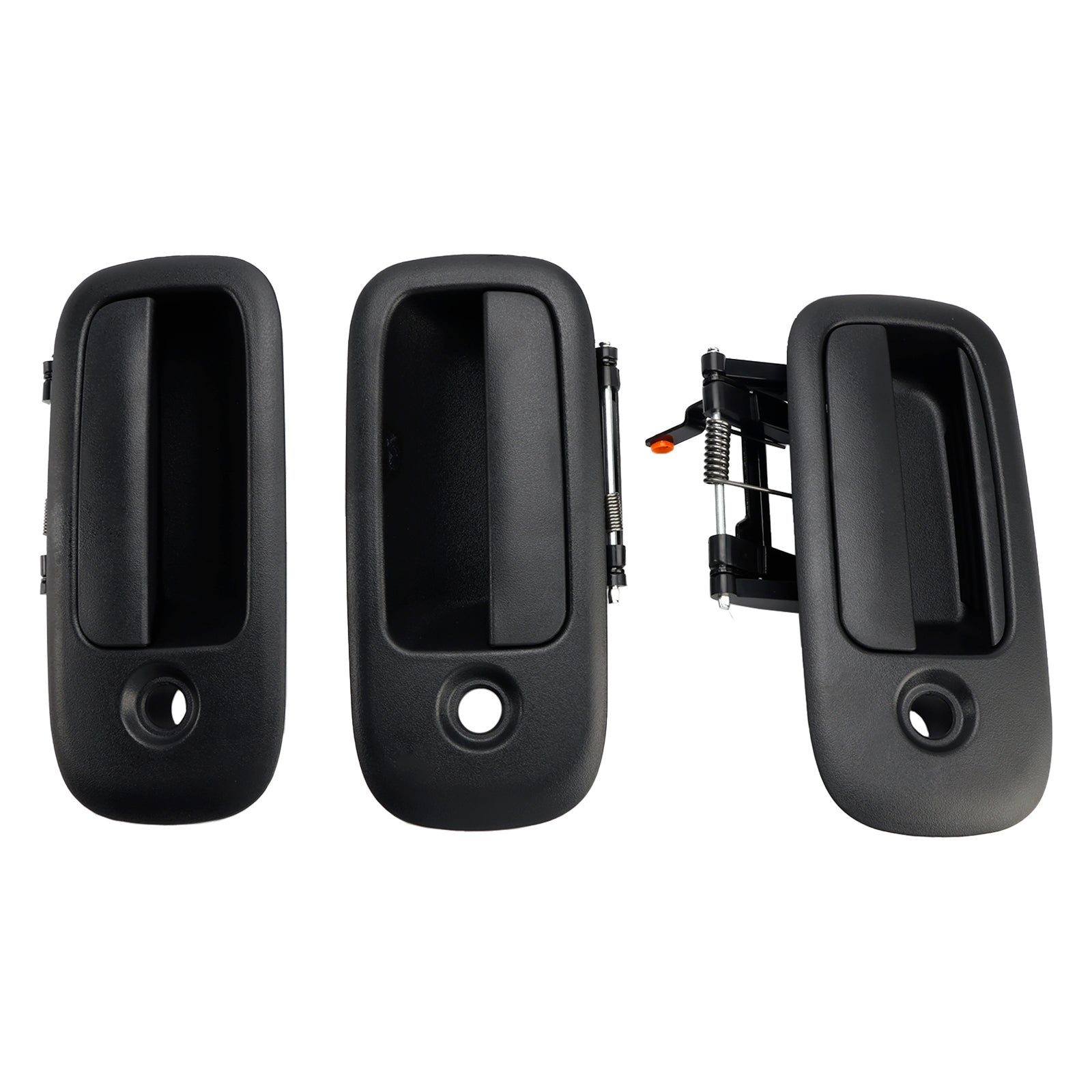 3PCs Front Exterior Door Handle Set For Chevrolet Express 1500 2500 1996-2009