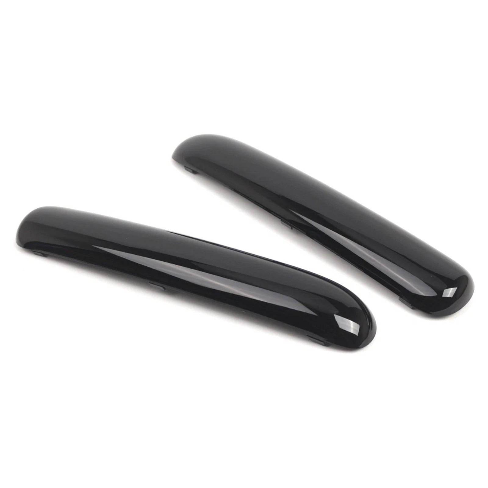 2001-2004 Mini One Cooper R50/R52/R53 Pair Front Bumper Trim Set Glossy Black