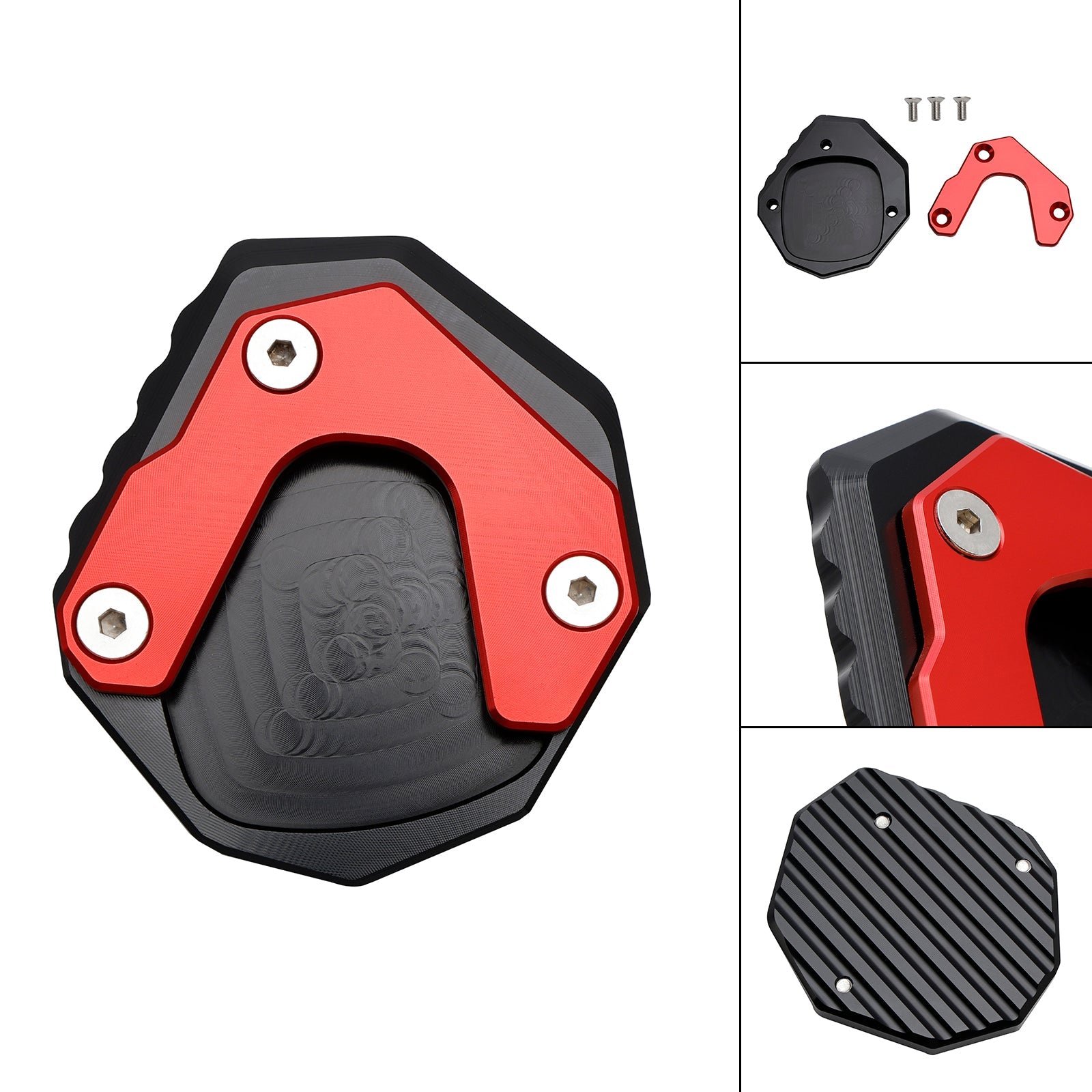 Honda XL 750 Transalp CB750 Hornet 23-24에 대한 킥 스탠드 확대 플레이트 패드