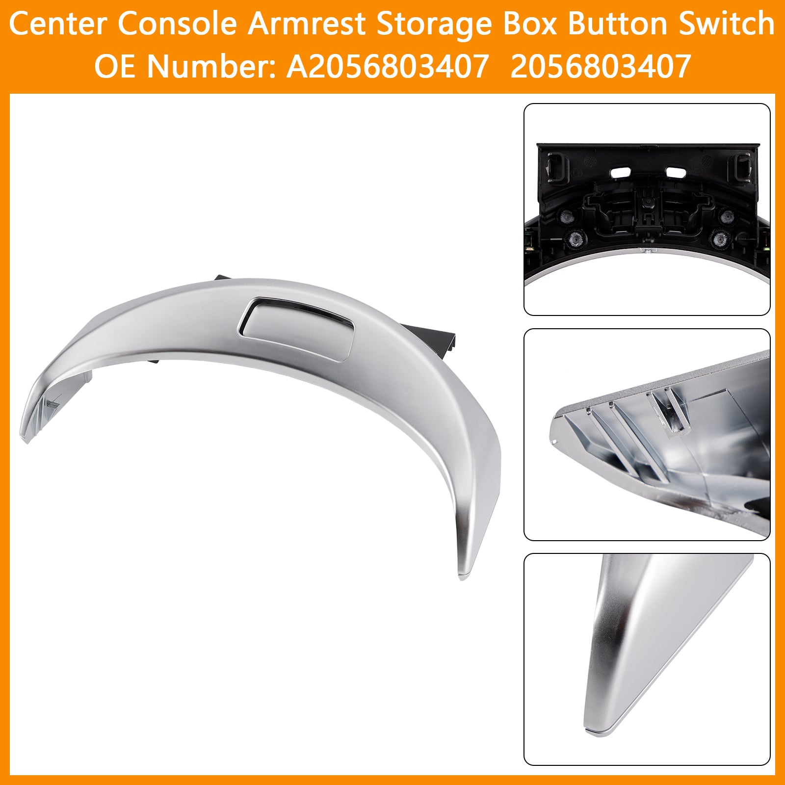 2015-2020 Benz W205 W253 Center Console Armrest Storage Box Button Switch A2056803407