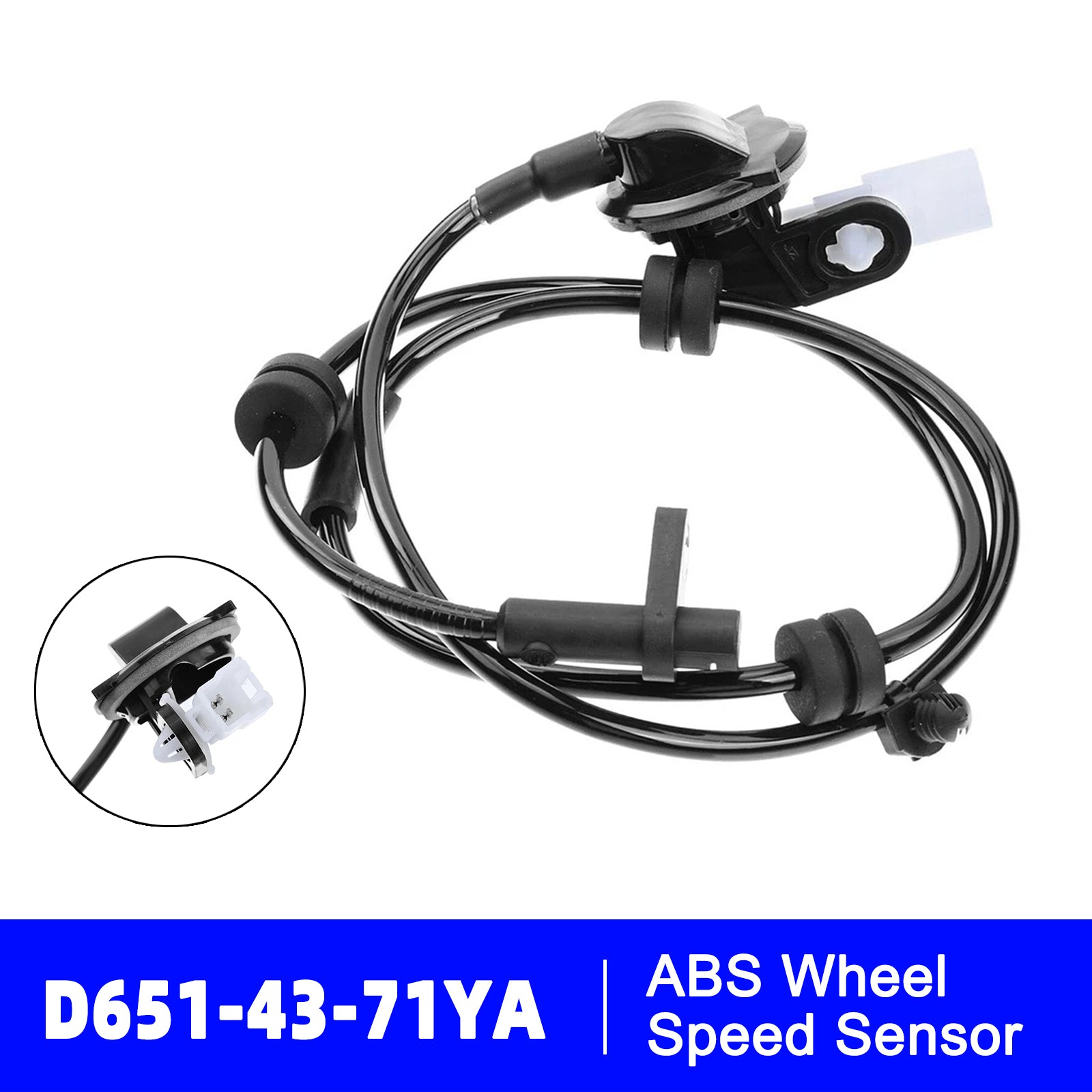 Rear Left or Right ABS Wheel Speed Sensor D651-43-71YA for Mazda 2 DE DH