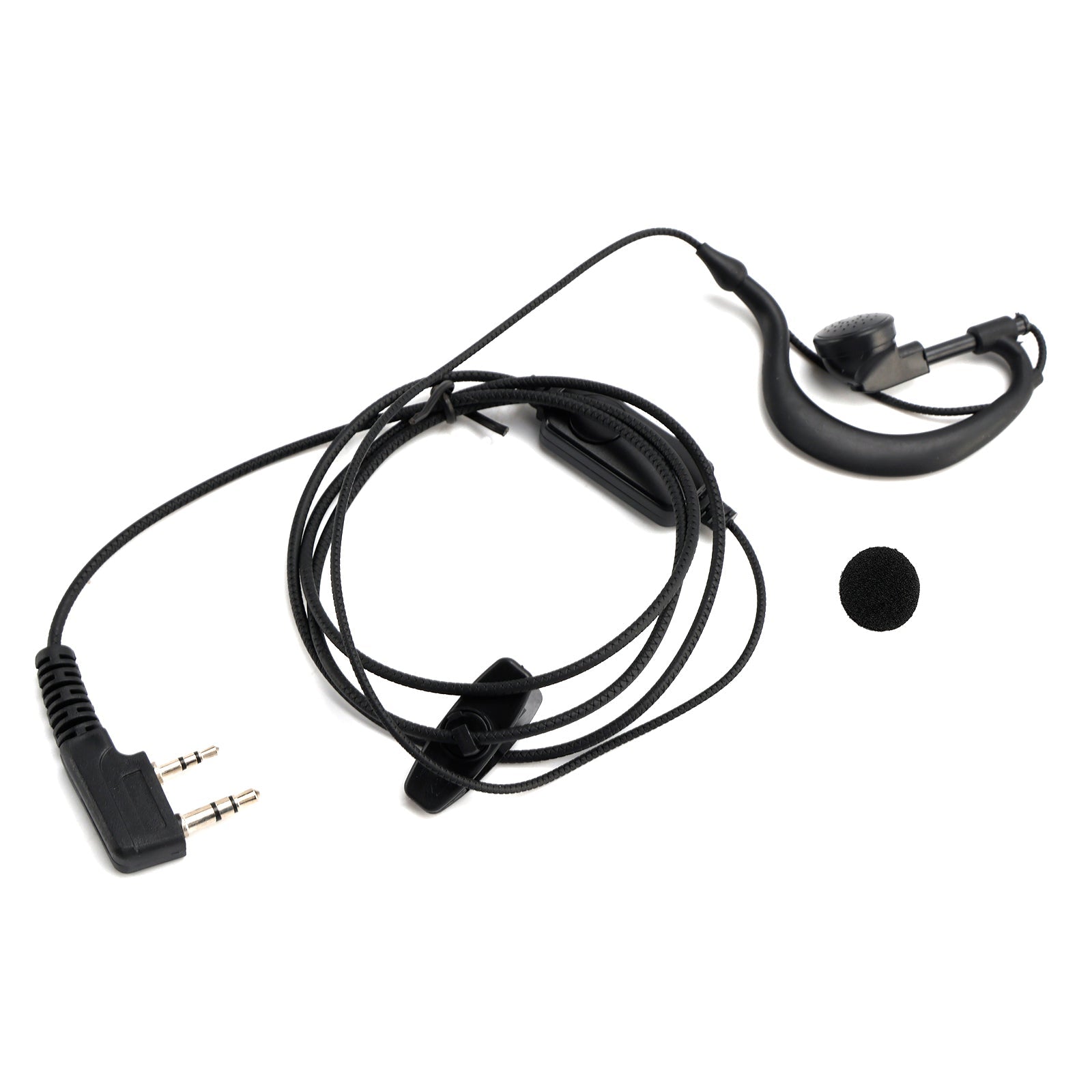 K-031 Pressure Wire Earhook Headset For TK-208 TH-D7 RPU416A KG-UVD1 TG-K4AT
