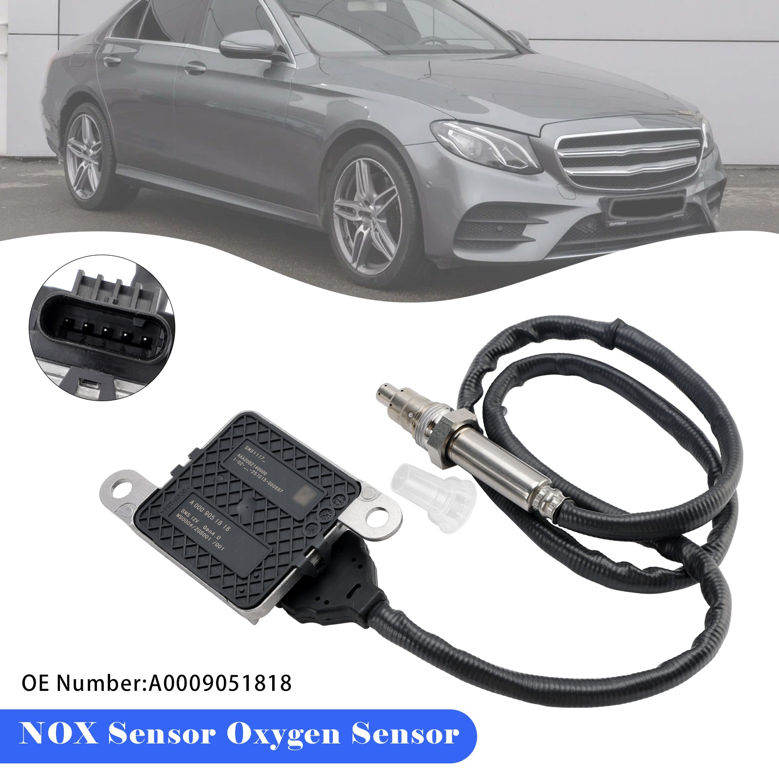 Mercedes-Benz W213 W177 W222 NOX Sensor Oxygen Sensor A0009051818