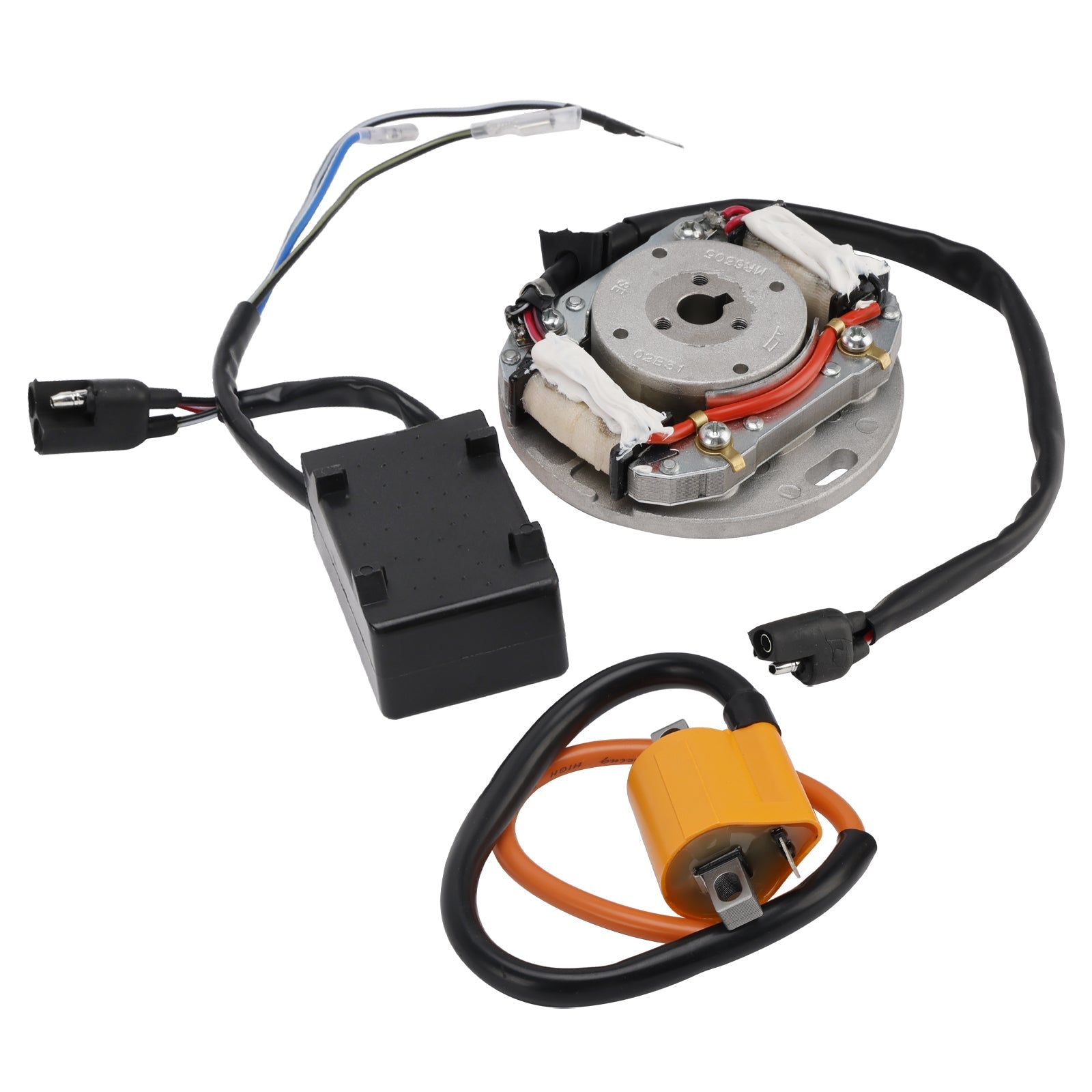 Ignition Coil Flywheel Rotor Stator CDI Kit For Suzuki RM80 RM85 1977-2023