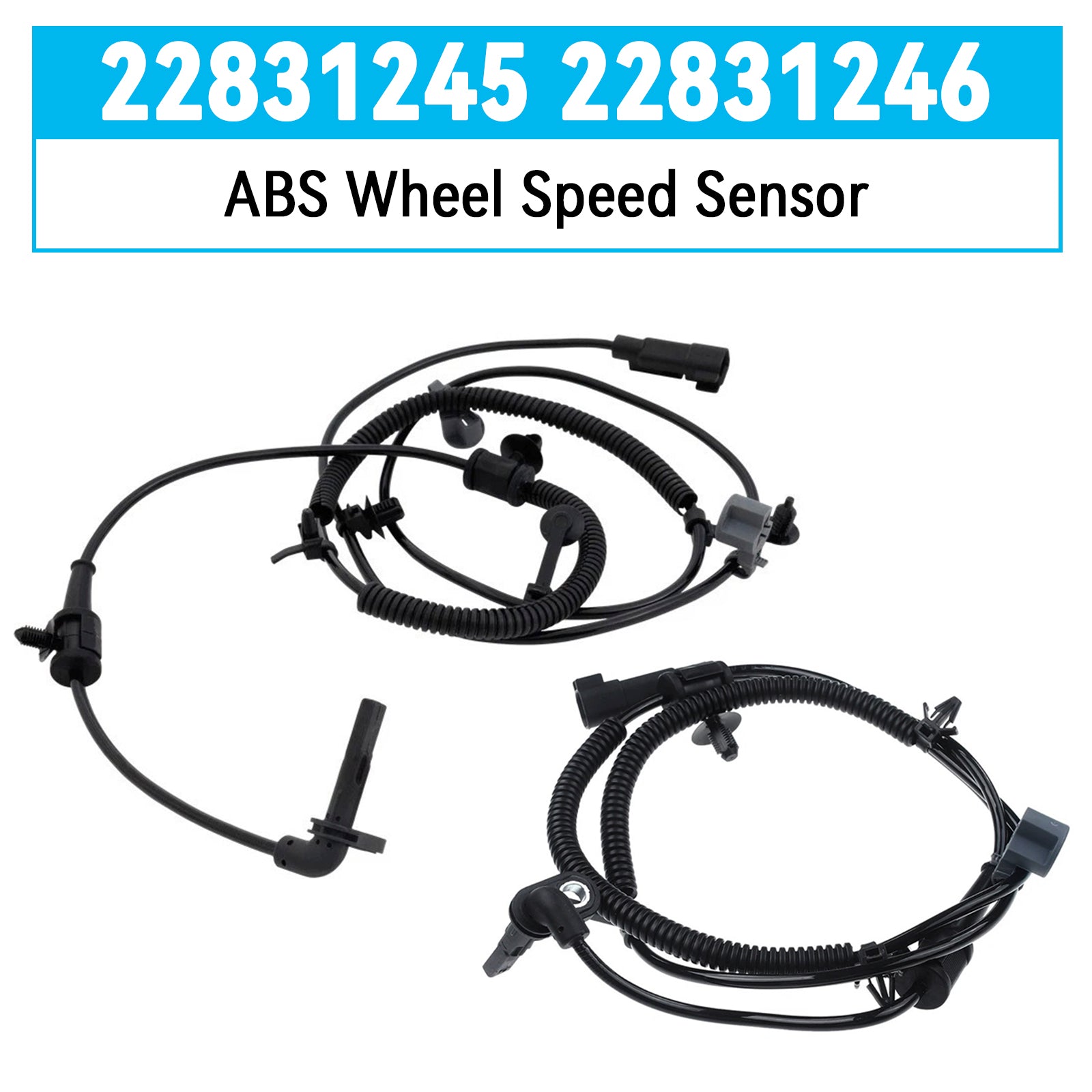 Rear Right & Left ABS Wheel Speed Sensor for Opel Insignia A 22831245 22831246
