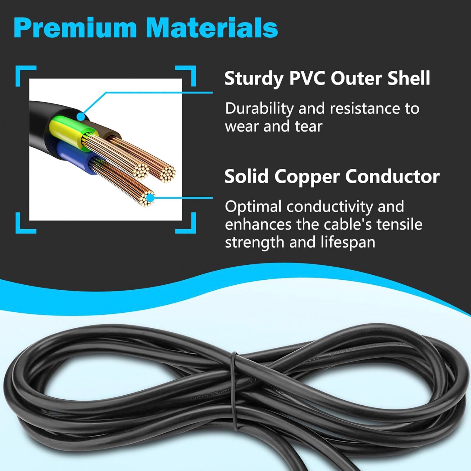 89143 150" Power Cord Replacement for Robot Coupe MP Series Immersion Blenders