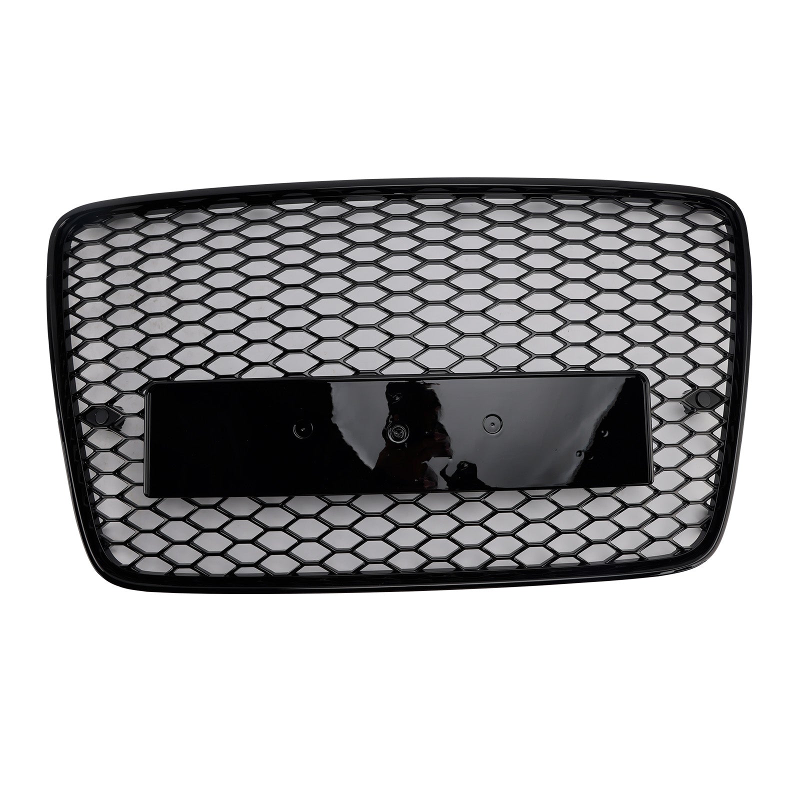 For Audi Q7 SQ7 2005-2015 Gloss Black Front Bumper Radiator Vent Mesh Grille Grill