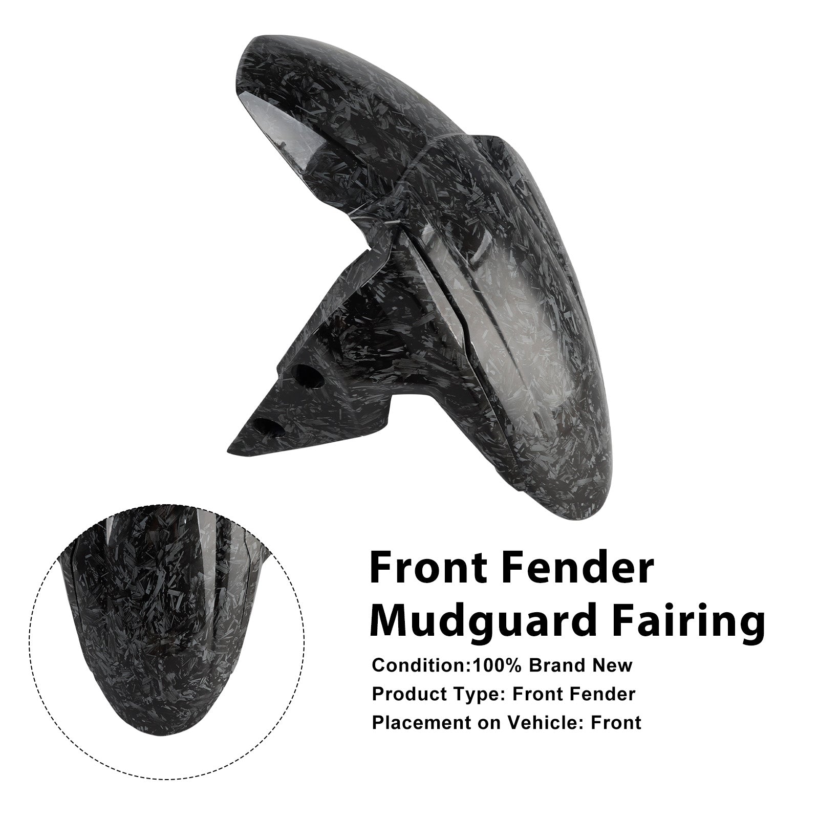 2020-2025 Street Triple 765 R RS Front Fender Mudguard Fairing