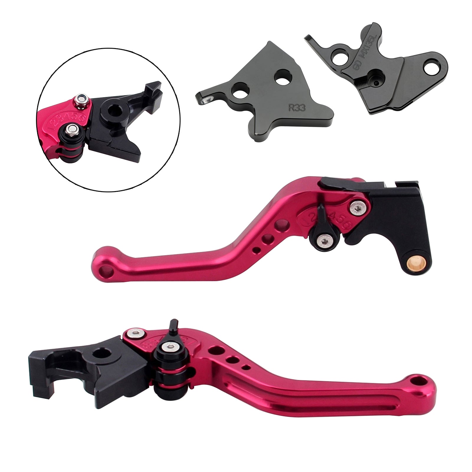 2005-2014 YAMAHA YBR125 NEW Short Clutch Brake Lever