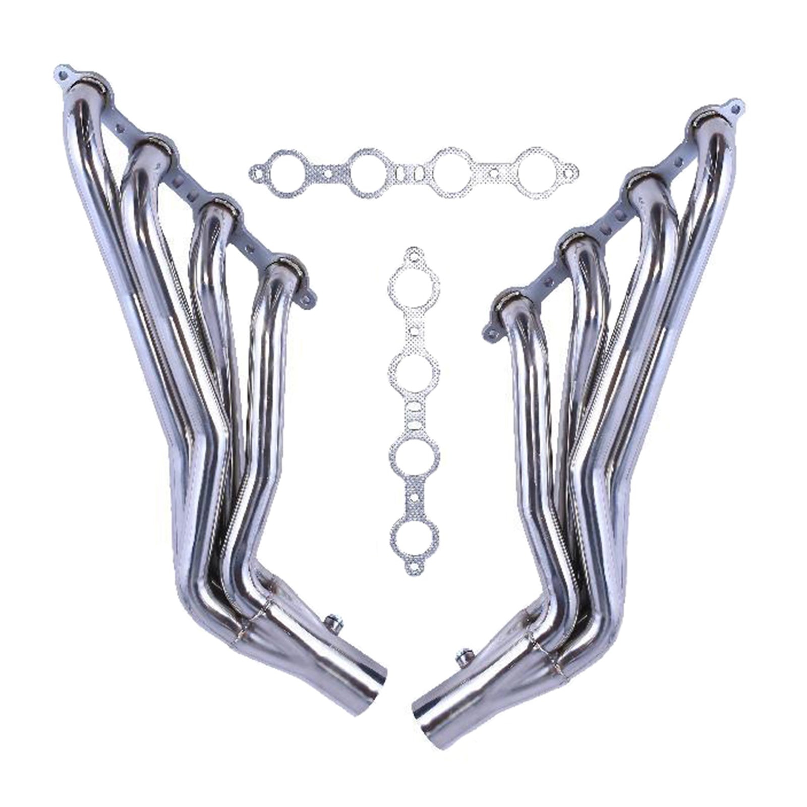 LS2 LS3 Exhaust Manifold Header Fit Chevy C10 LS LS1 LS6 Long Tube 1-7/8