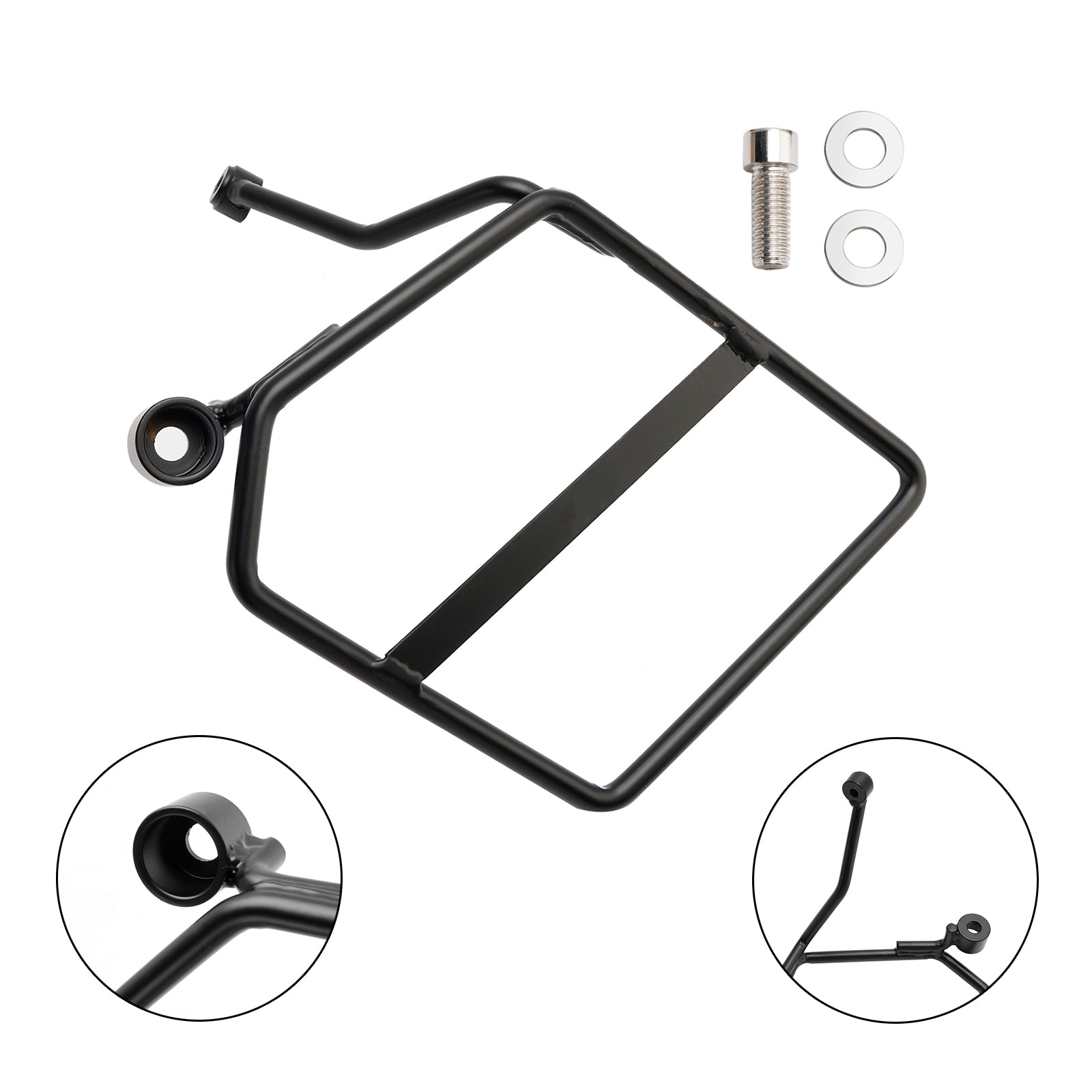 2018-2024 Honda Monkey 125 Luggage Rack Side Saddle Bag Mount Bracket Left Black