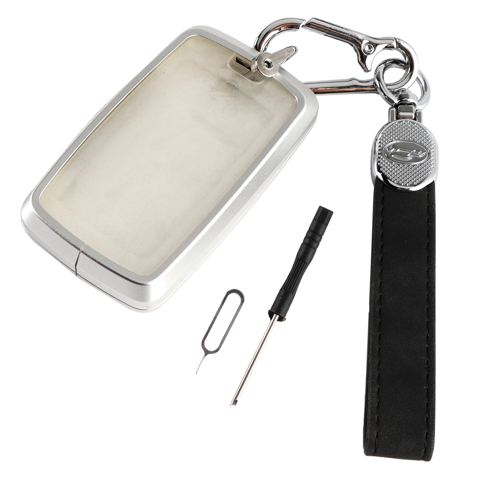 Land Rover Alloy Aluminum TPU Soft Film Car Key Black Case Cover