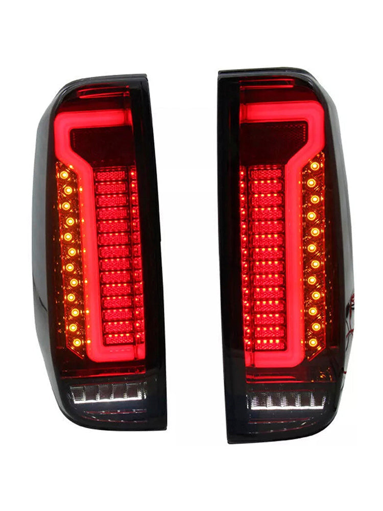 2005-2012 Nissan Navara D40 Frontier Rear LED Tail Light Lamp Pair Smoke