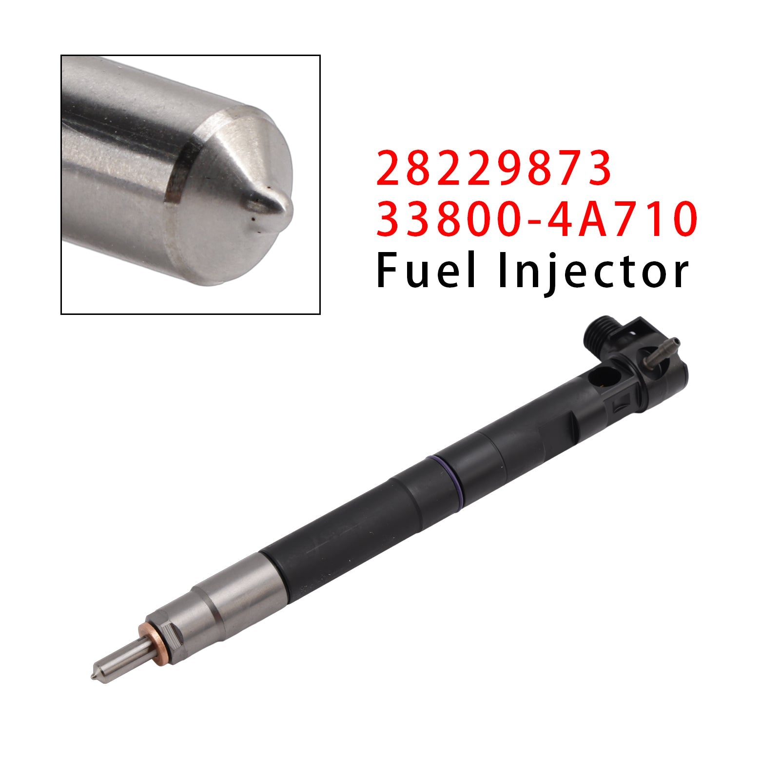 2008- For Hyundai H-1 Cargo (TQ) 2.5 CRDi D4CB 2497 ccm, 81 KW 1PCS Common Rail Injector 33800-4A710