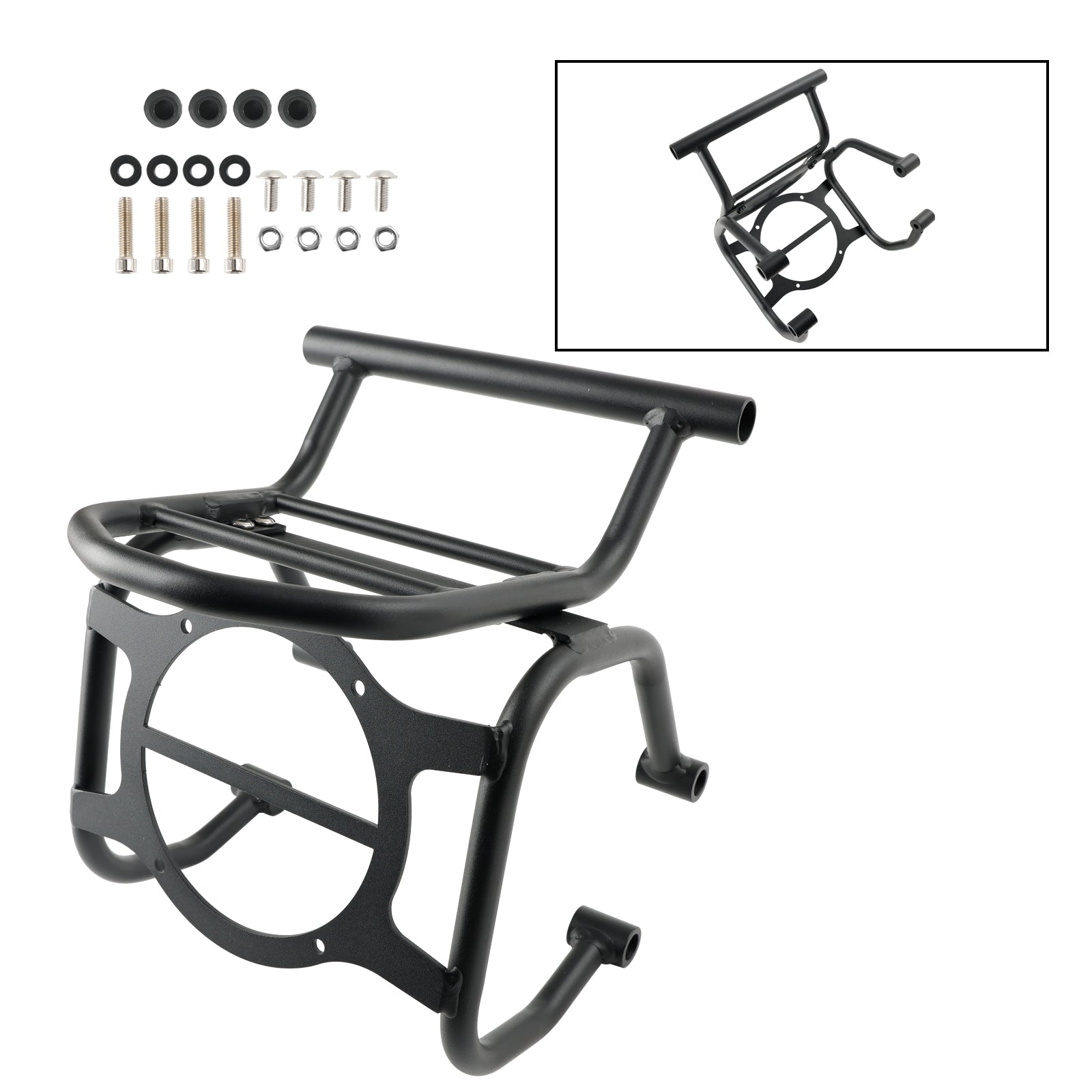 Honda CT125 Huntercub 125 20-23 용 프론트 랙 캐리어 및 헤드 라이트 가드 키트