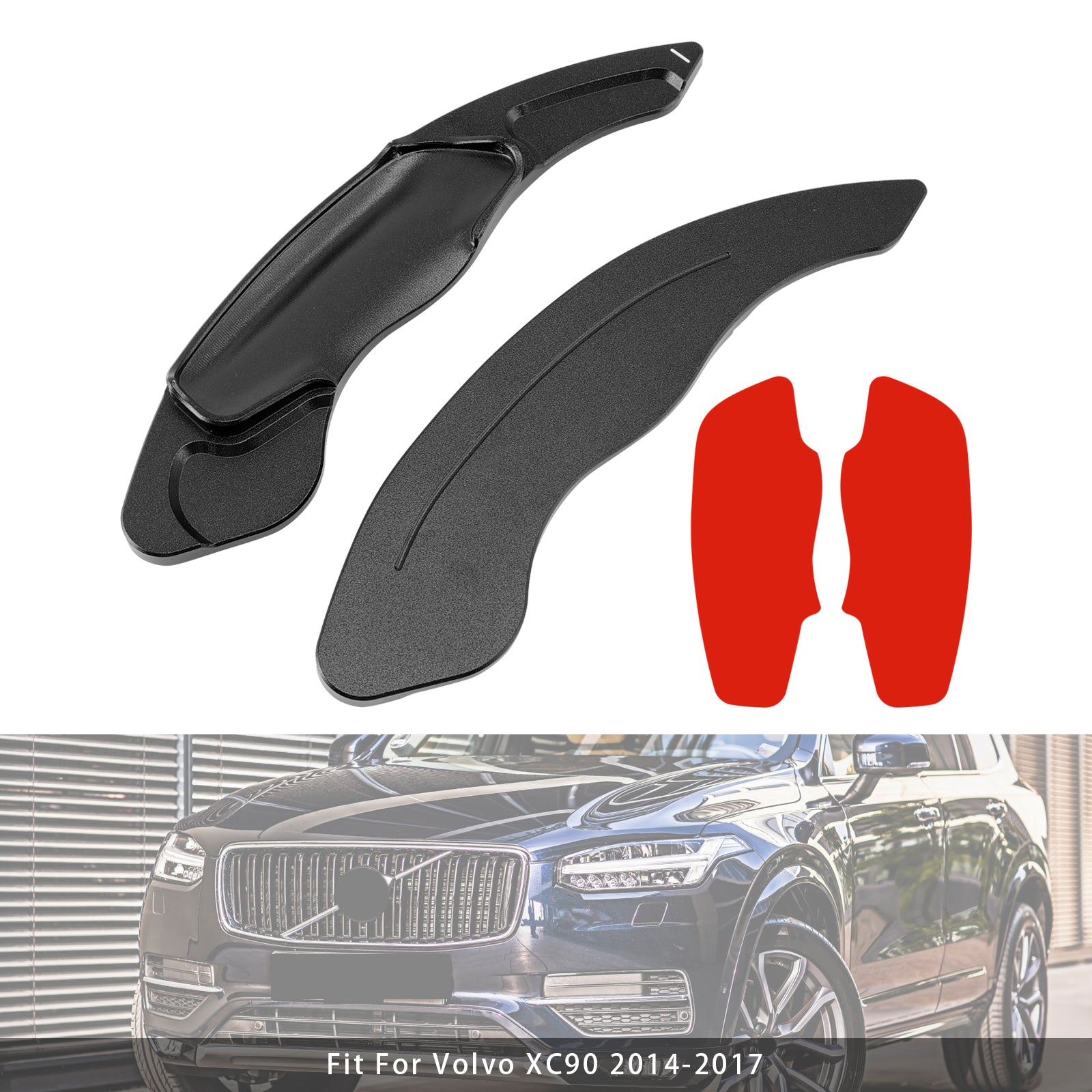 Steering Wheel Paddle Shifter Extension For VOLVO XC60 XC90 Aluminium