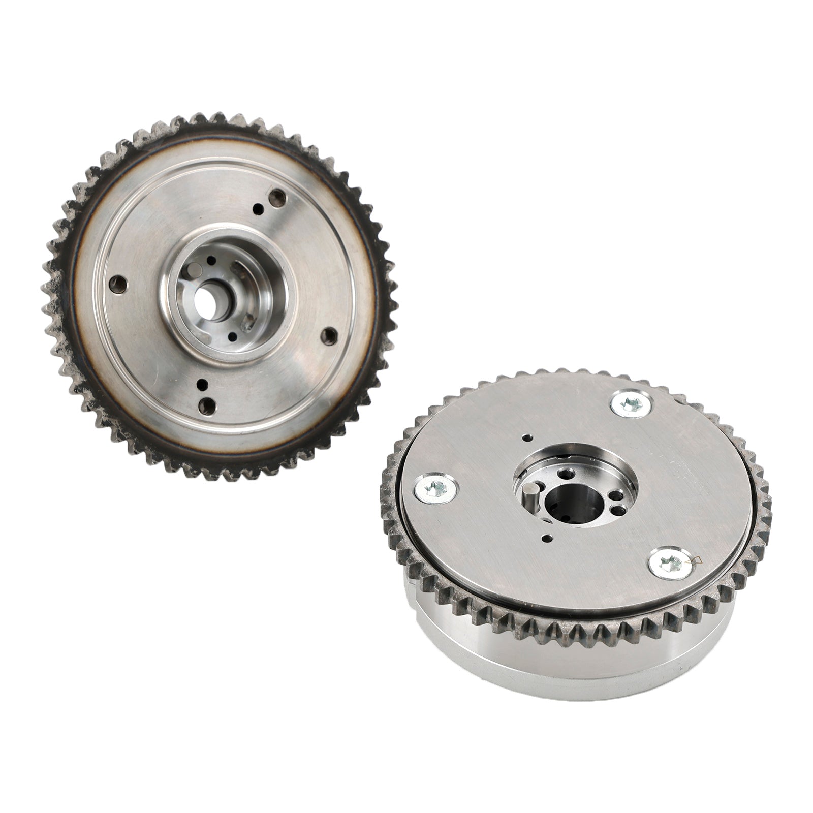 2017-2020 터보 차저 엔진 배기 및 흡기 VVT 캠 샤프트 기어 스프로킷 243502E700 243702E020없는 Elantra 세단 2.0L