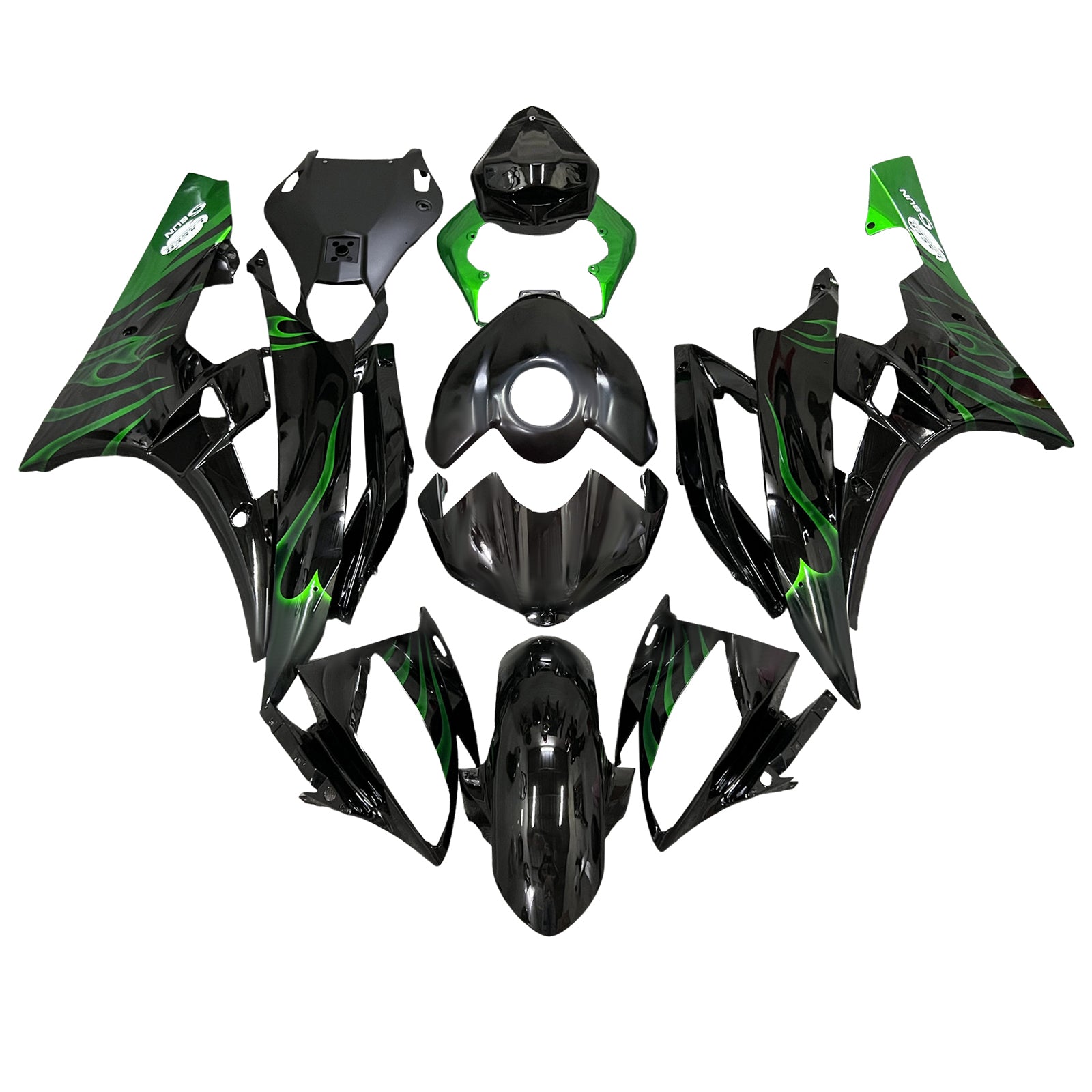 Injection Fairing Kit Bodywork Plastic ABS For Yamaha YZFR6 YZF-R6 2006-2007