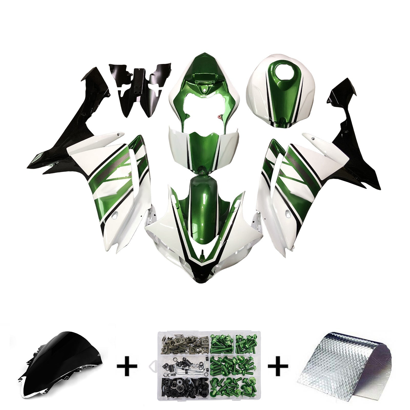 Injection Fairing Kit Bodywork Plastic ABS For Yamaha YZFR1 YZF-R1 2007-2008
