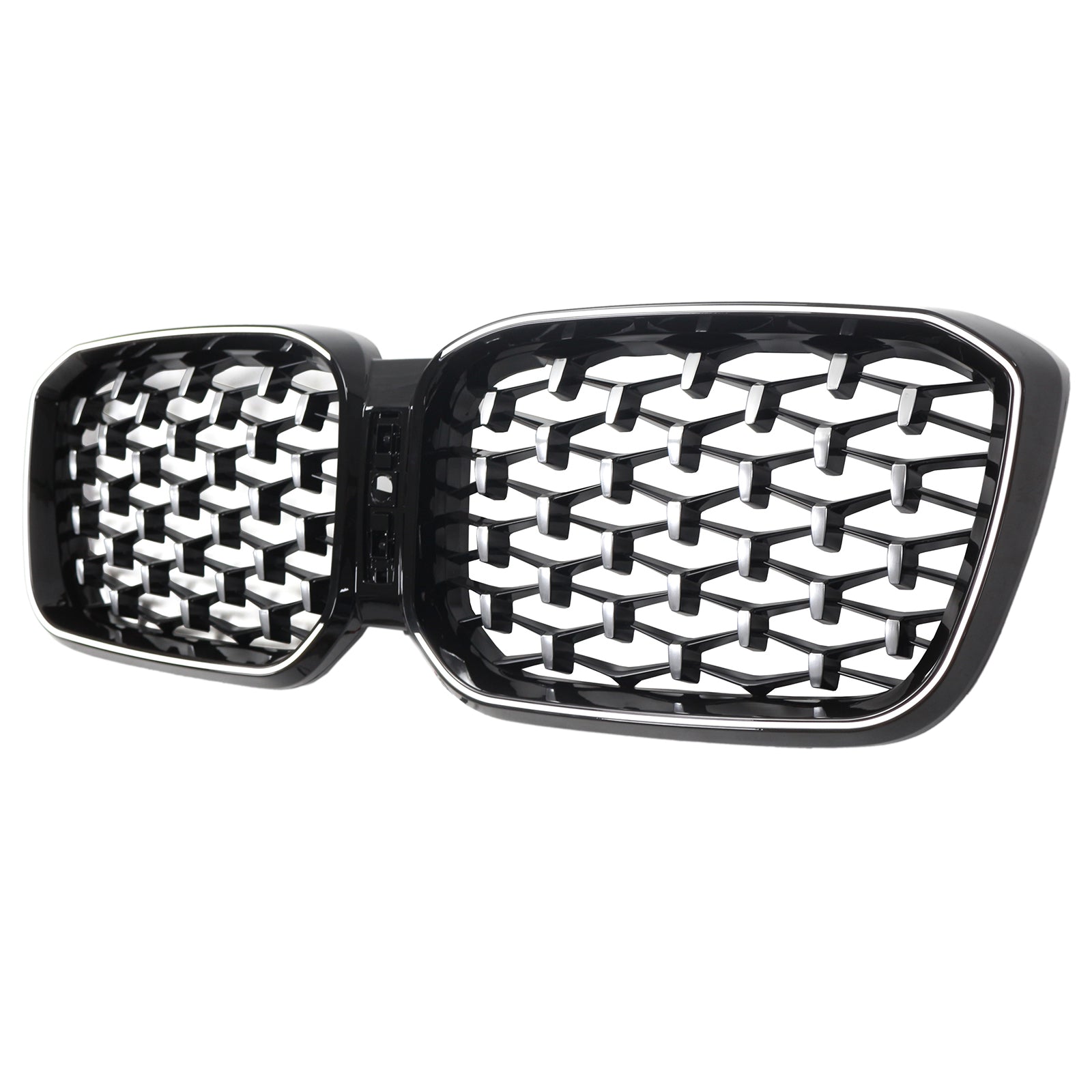 Diamond Front Bumper Kidney Grille Fit BMW X3 G01 X4 G02 2022-2025 Chorme