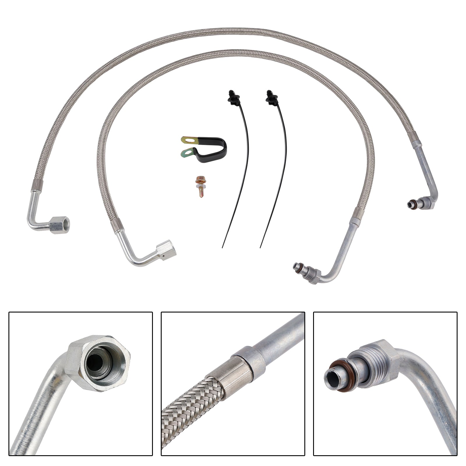 Pair Oil Cooler Lines Oil Hose 2204030 For Polaris Magnum Trail Boss 330 03-08