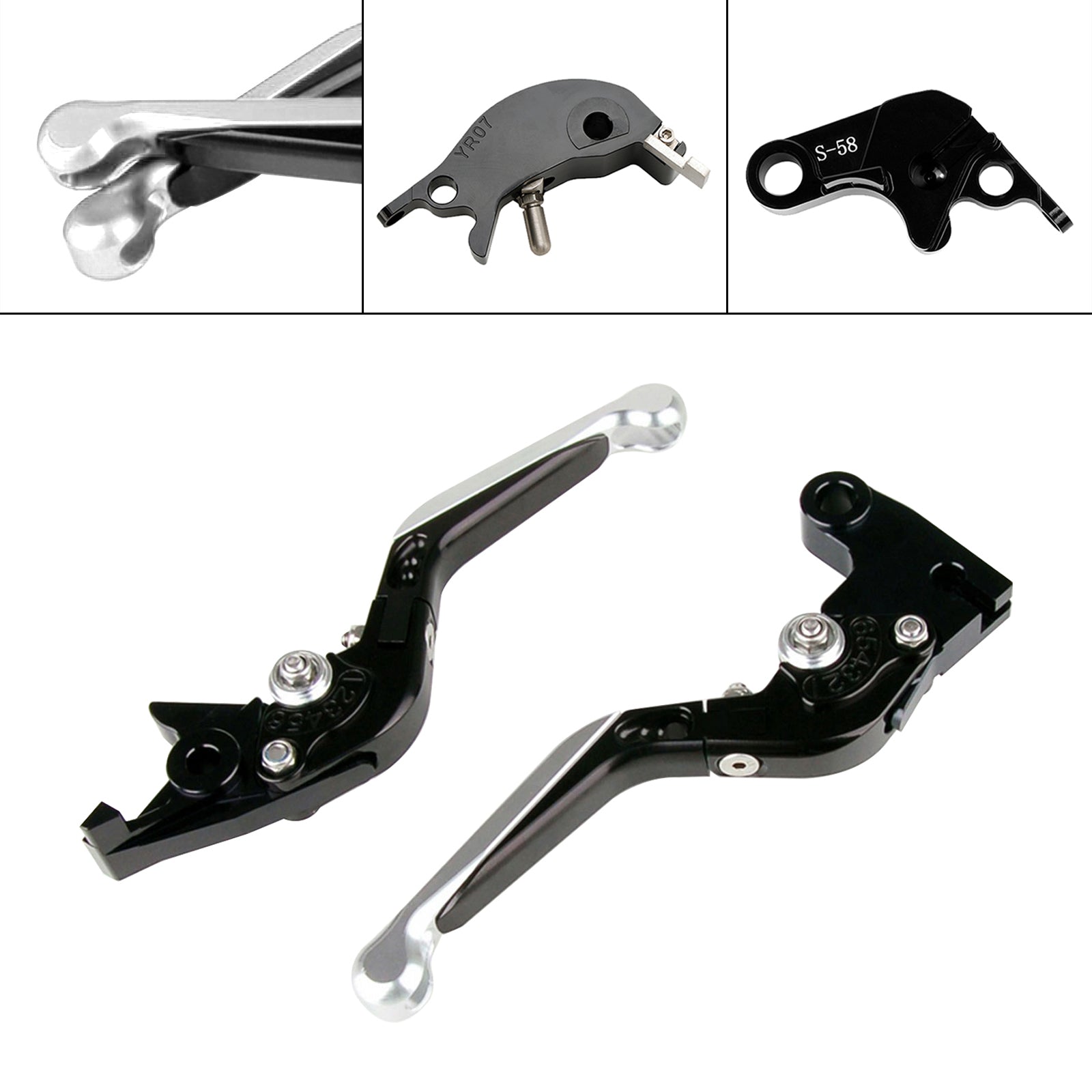 Adjustable Clutch Brake Lever fit for YAMAHA YZF R7 MT-10/SP FZ-10/SP 2022-23