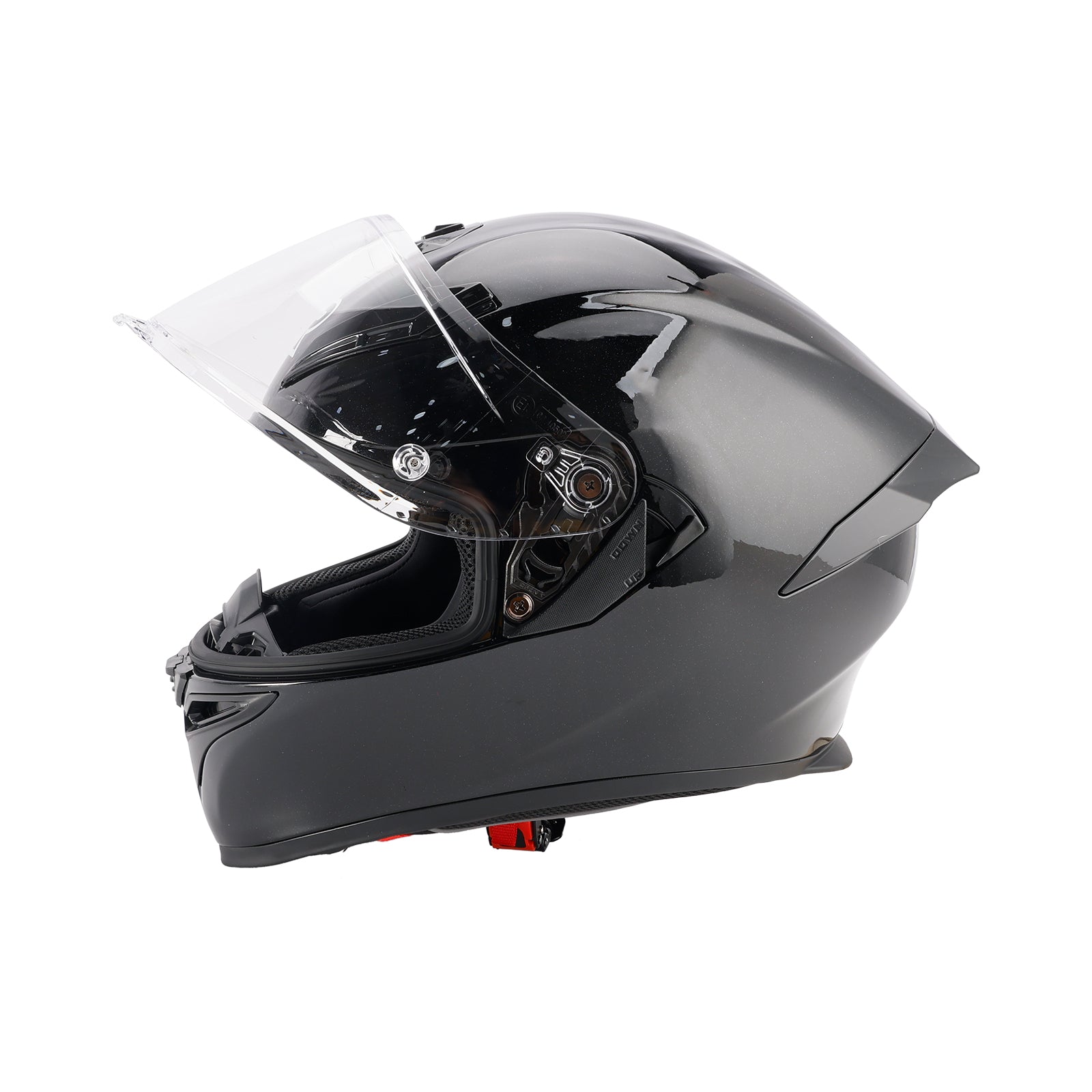 DOT Motorcycle Helmet Adult Street Full Face Gloss Black