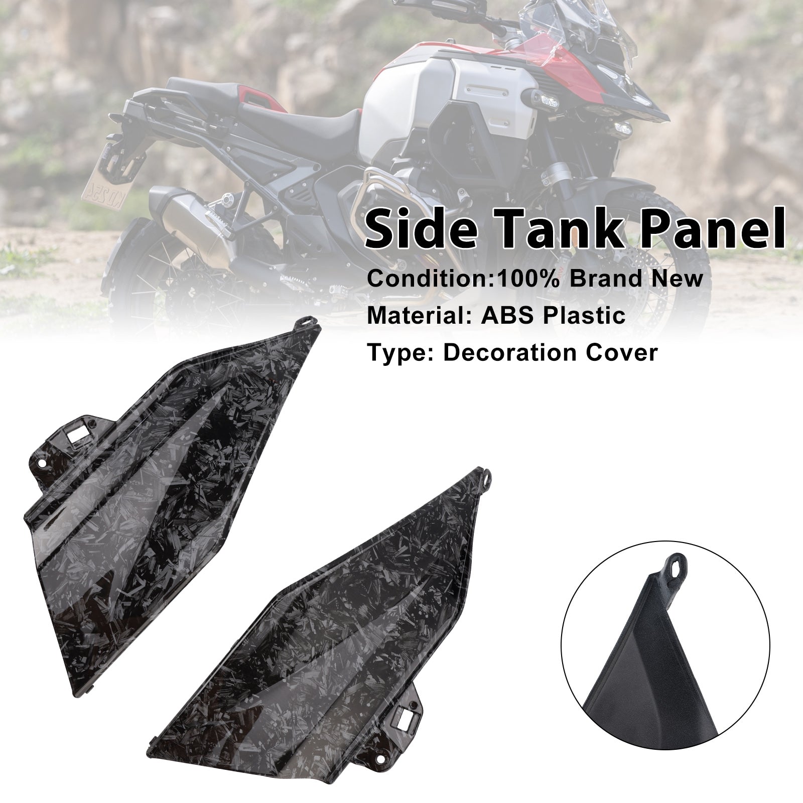 2024-2025 BMW R1300GS Side Gas Tank Middle Panel Fairing Cowl