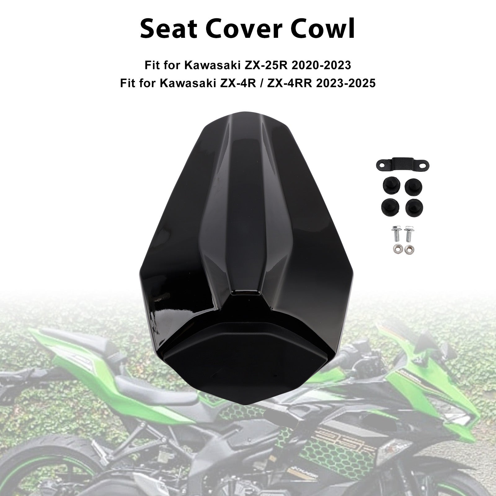 Racing Tail Rear Seat Fairing Cowl for Kawasaki ZX25R ZX4R ZX4RR 2020-2025