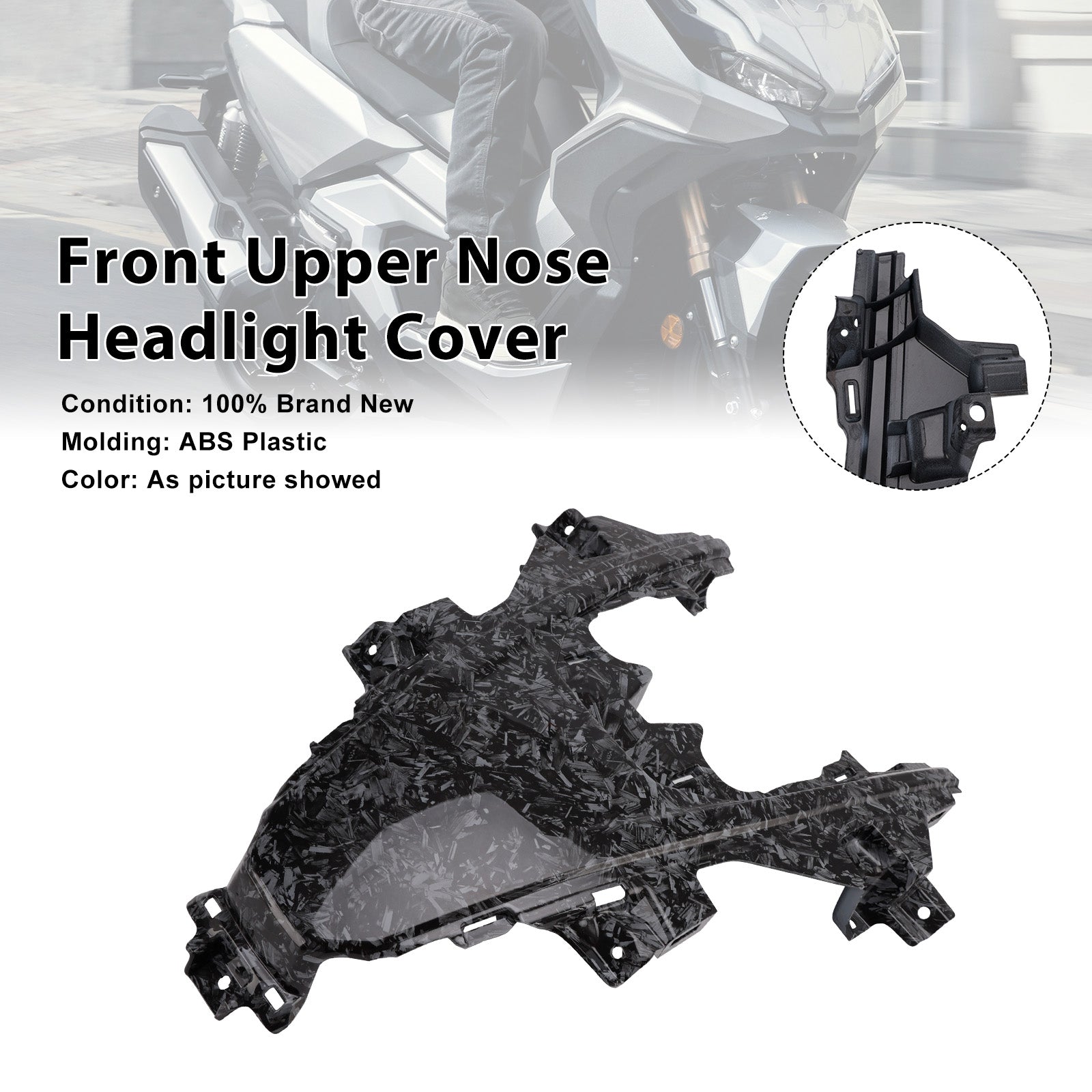 2022-2025 Honda ADV350 Front Nose Headlight Panel Cover Fairing