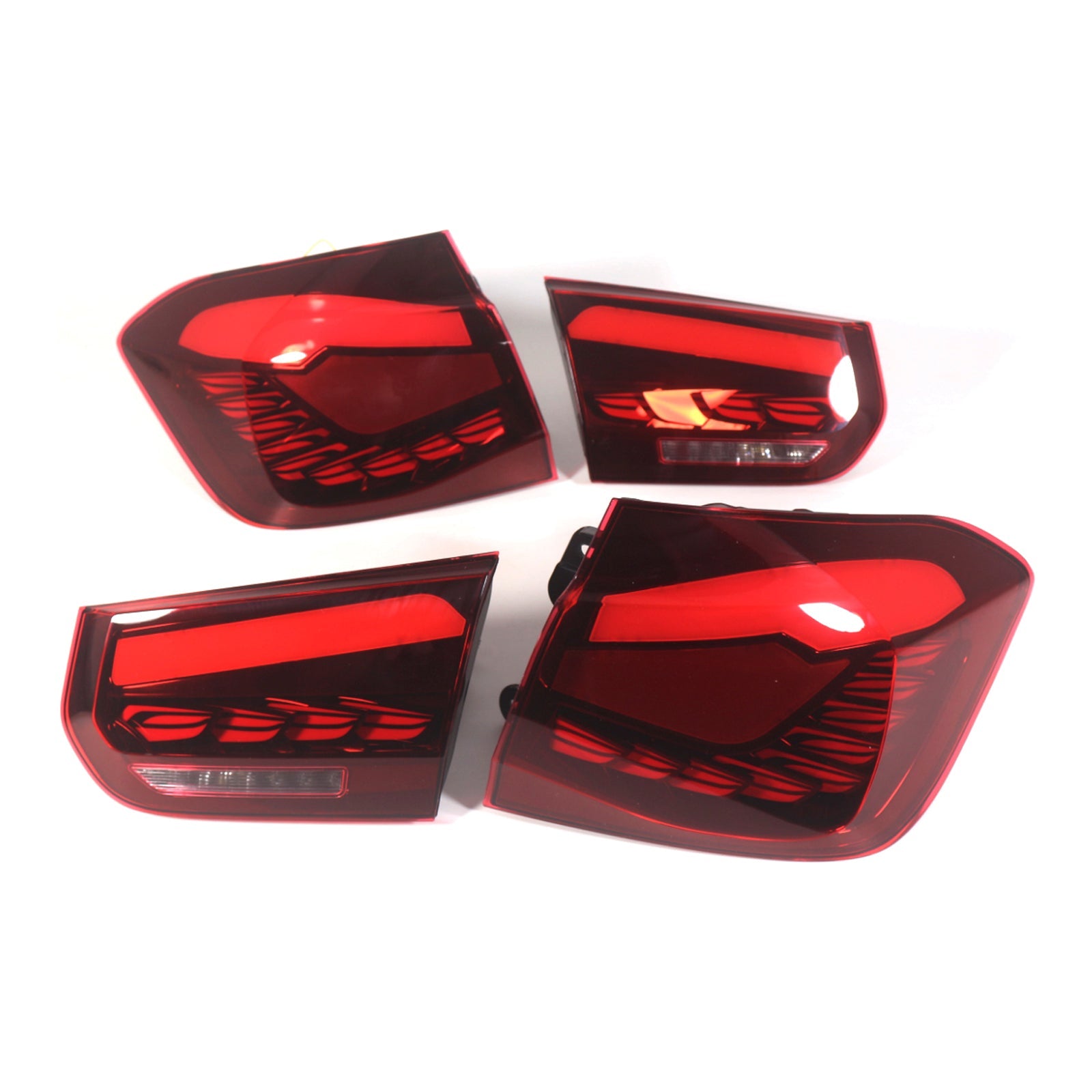 2012-2018 BMW 3 Series F30 F80 316d L&R Red LED Tail Lights Rear Lamp Assembly 63217313039 63217372793