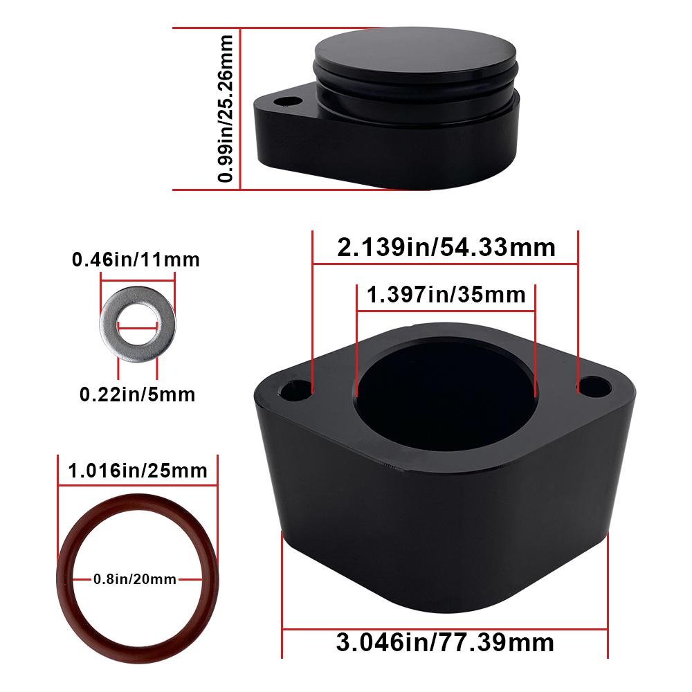 CCV Reroute Kit + CCV Baffle Internal Catch Can for Ford 6.7L Powerstroke 2011-2024