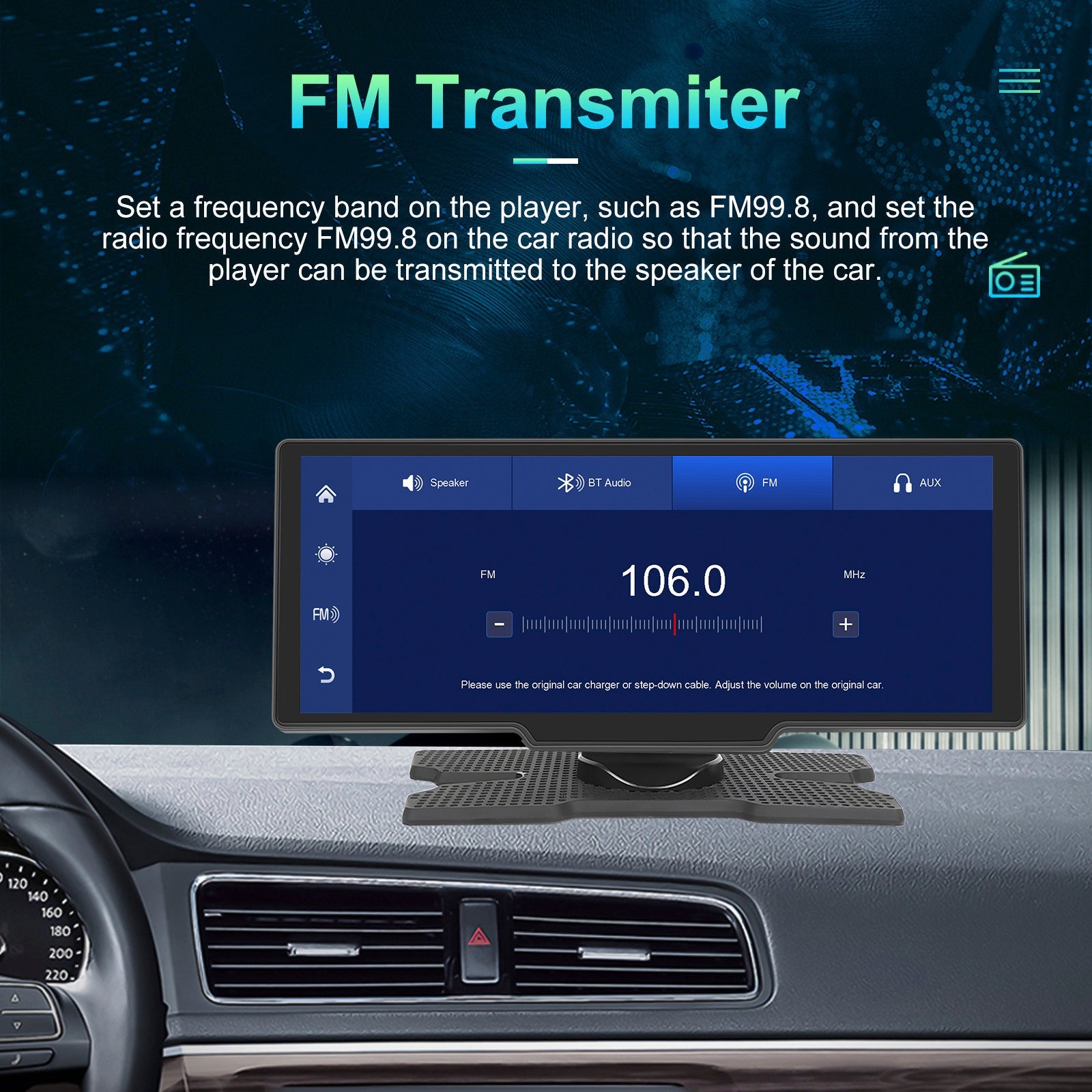 10.26 HD Display Car Navigation System CarPlay all-in-one Machine 12 LED Camera