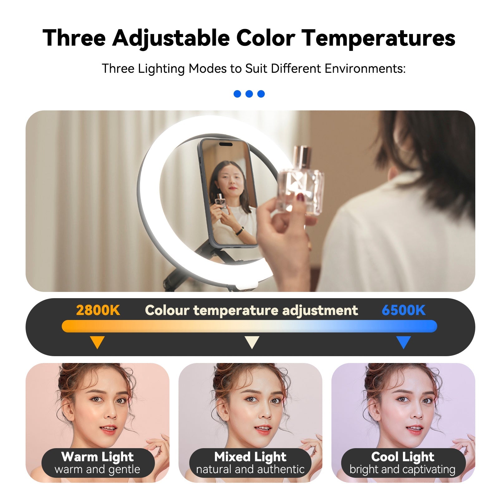 Mobile Video Live Broadcast Bracket Ring Fill Light Beauty Desktop Fill Light