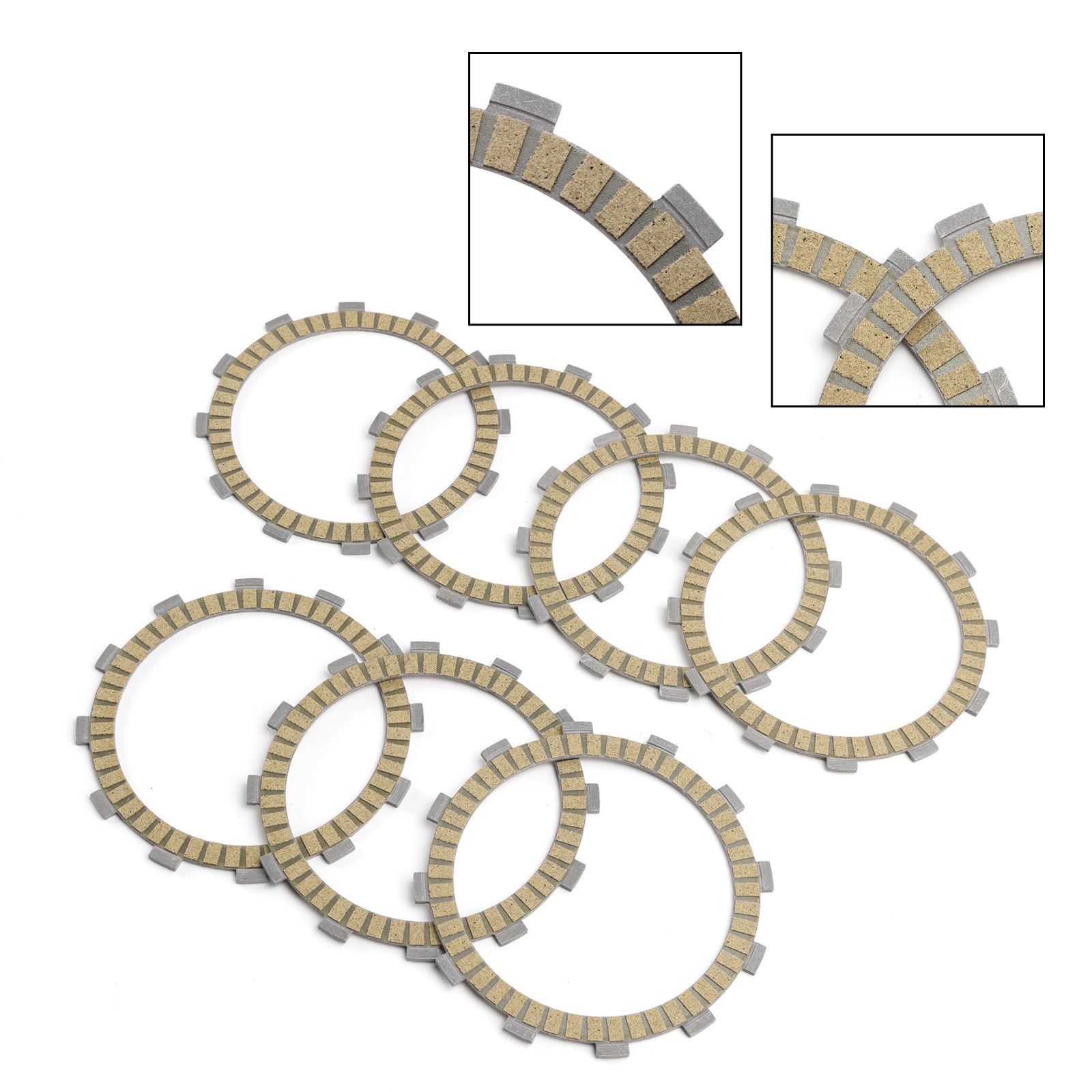 Clutch Friction Plate Kit for Kawasaki EX500 Ninja 500 1994-2005 13088-1013