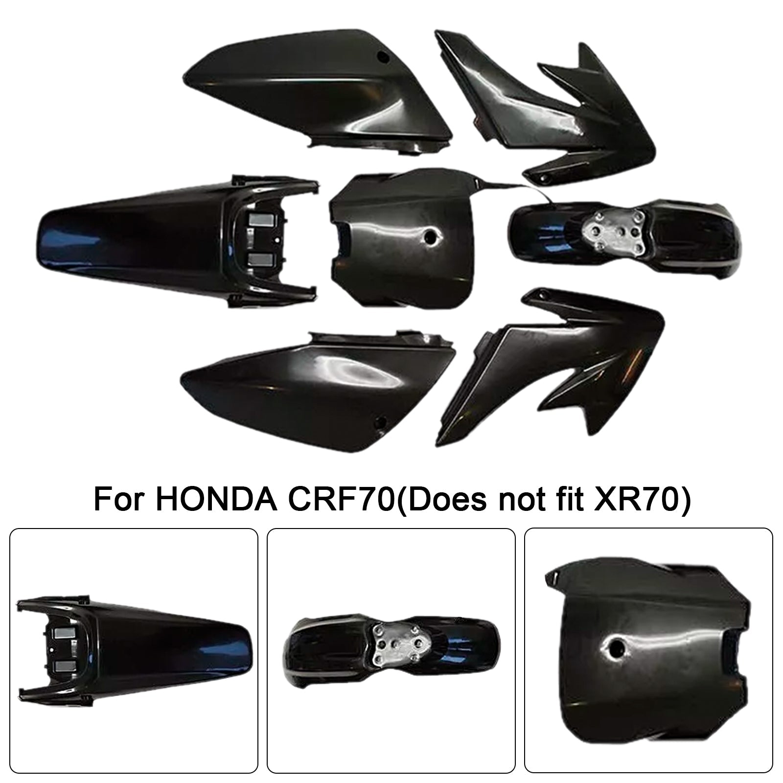 HONDA CRF70 DIRT BIKE Body Plastic Kit Fender Fairing