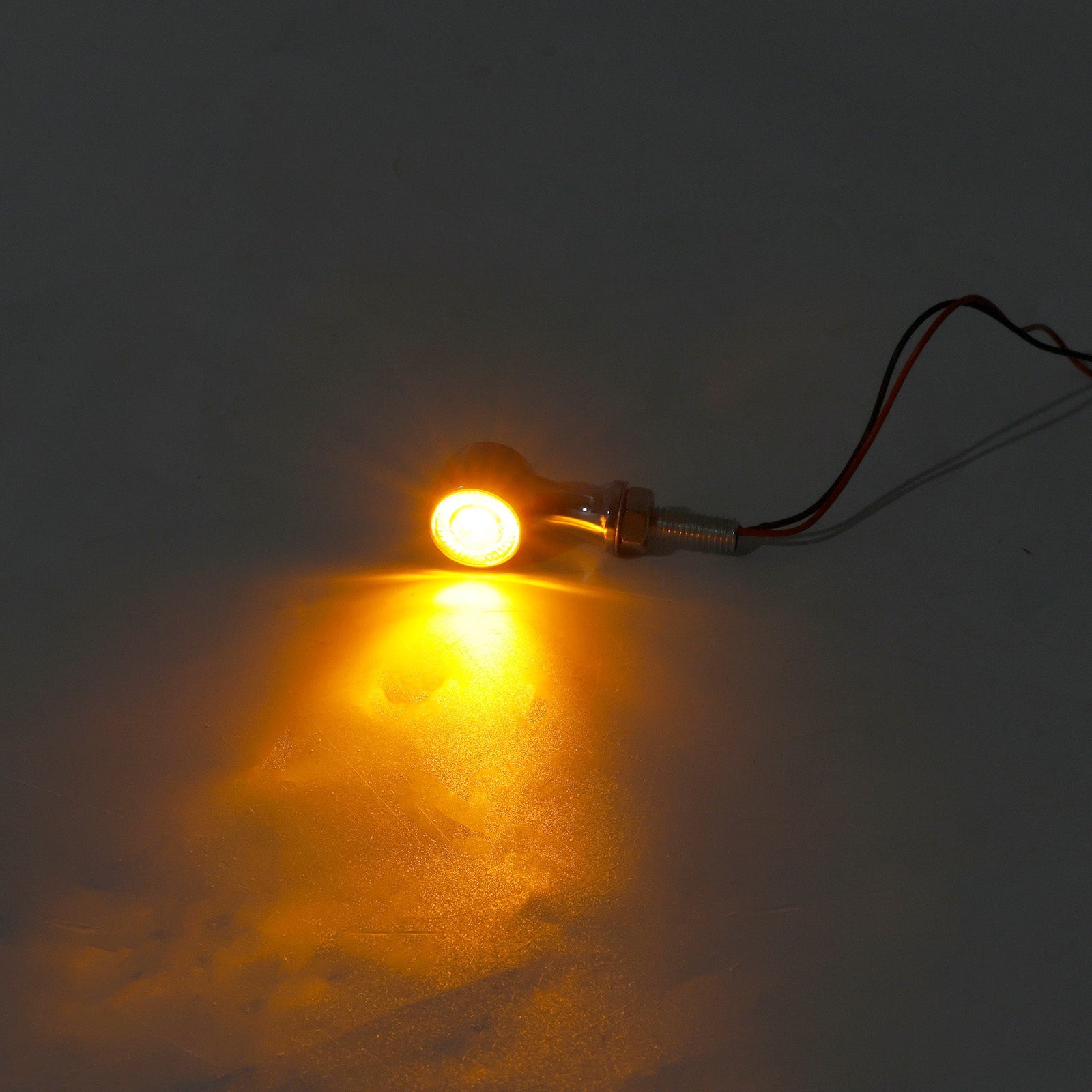 12V LED Turn Signal Indicator Light 8mm Universal Motorcycle For Suzuki