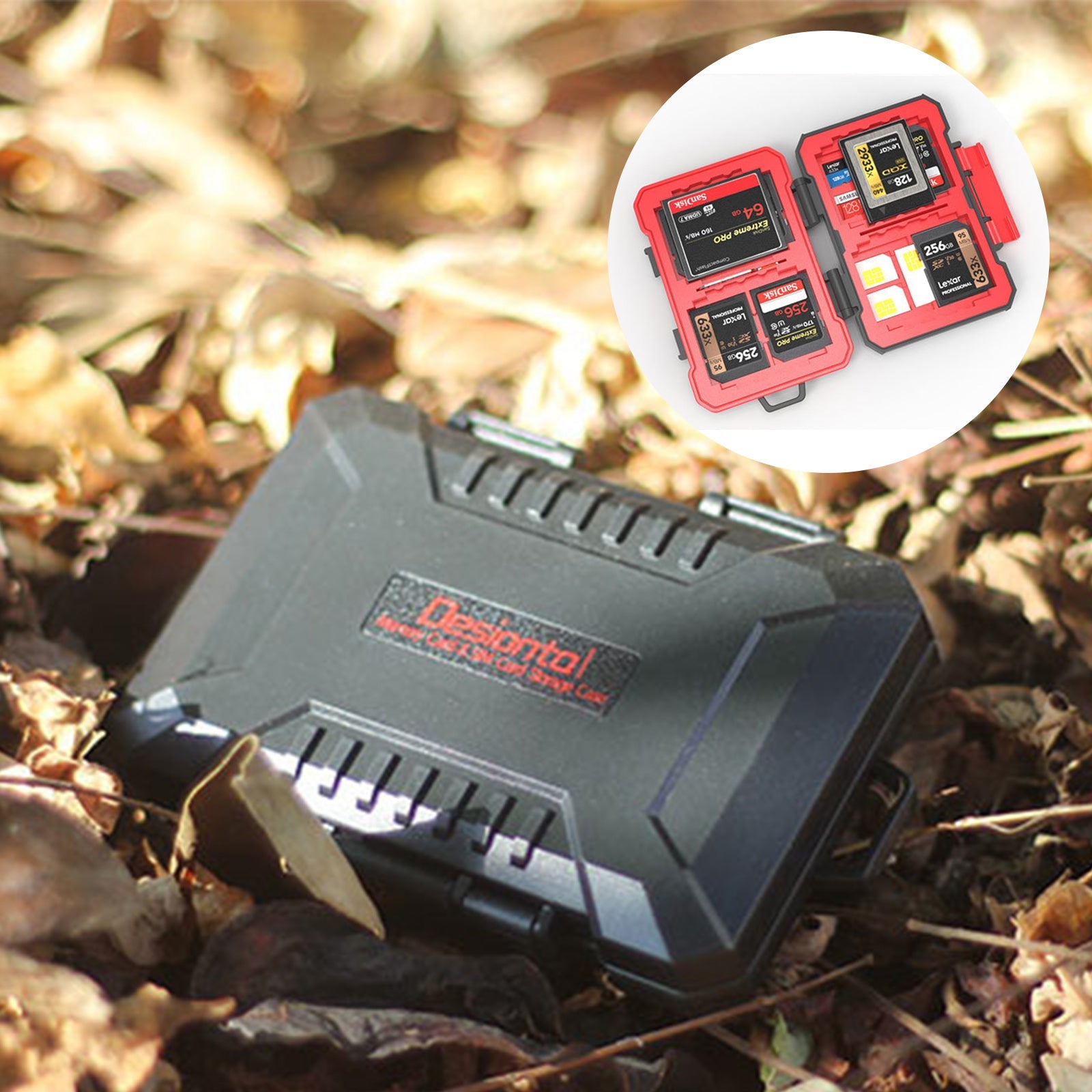 카메라 메모리 카드 상자 TFA 카드 보호 상자 방수 방지 저장 상자