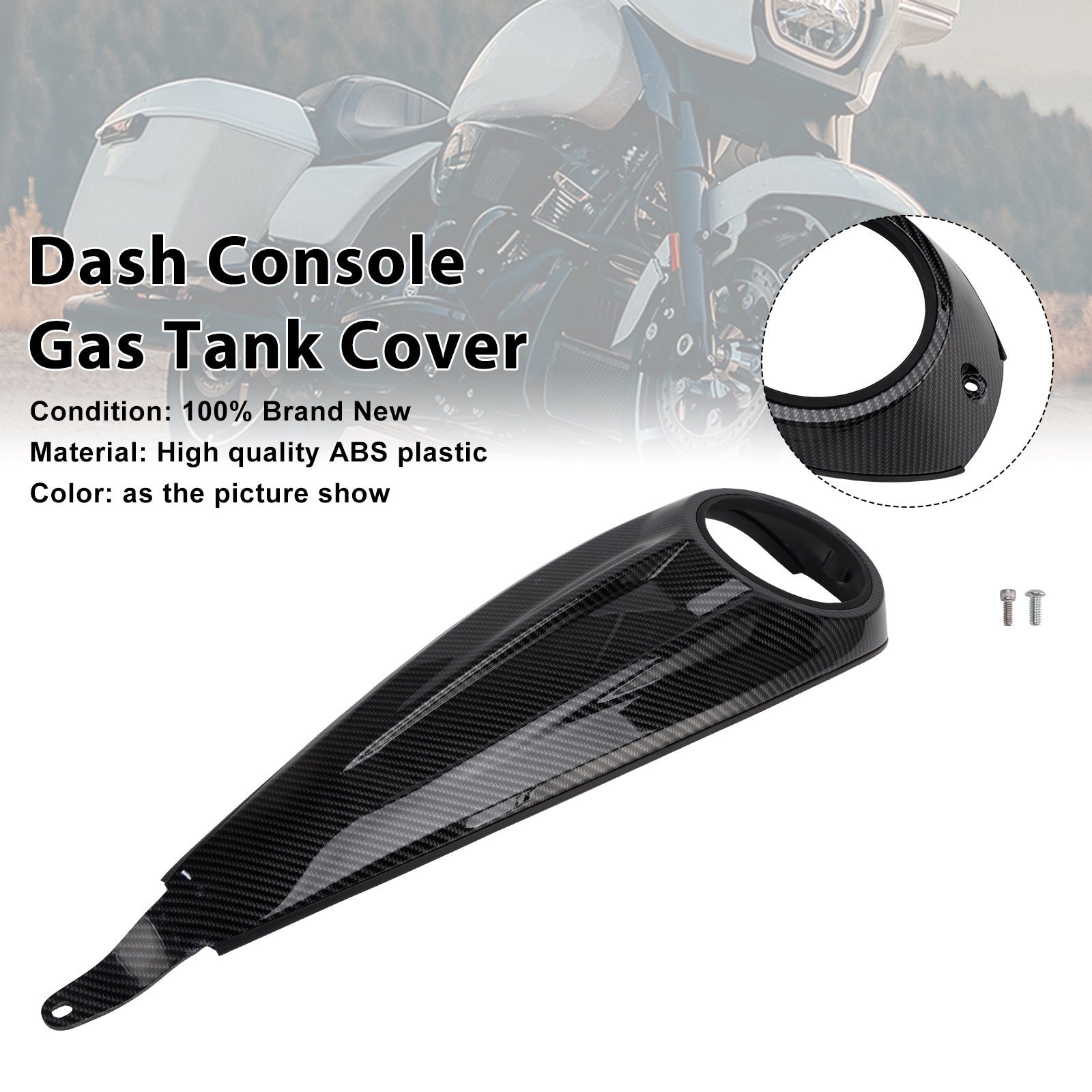 Dash Console Gas Tank Cover For Touring Road Glide / Street Glide 2023-2025