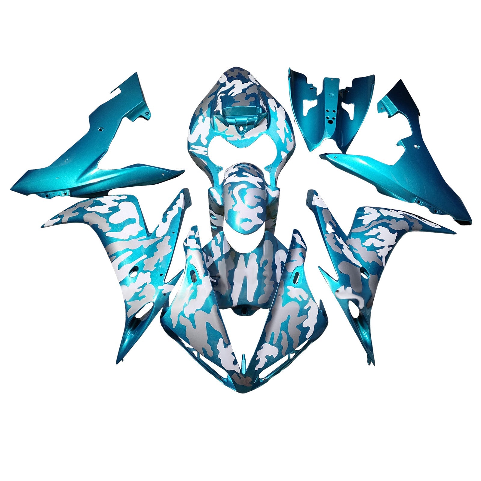 Injection Fairing Kit Bodywork Plastic ABS For Yamaha YZFR1 YZF-R1 2004-2006